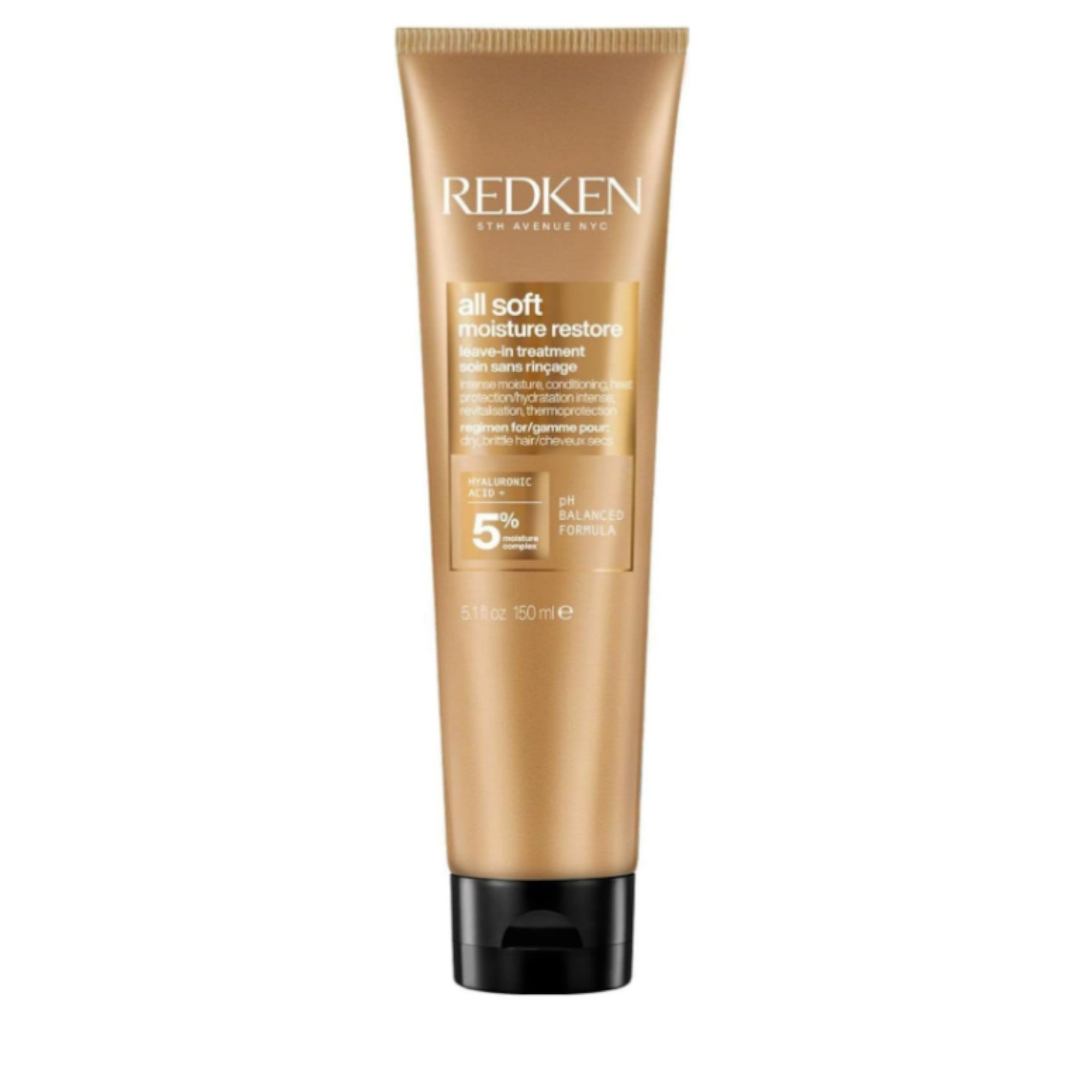 REDKEN ALL SOFT MOISTURE RESTORE Balsamo senza risciacquo per un'idratazione a lunga durata 150 ml