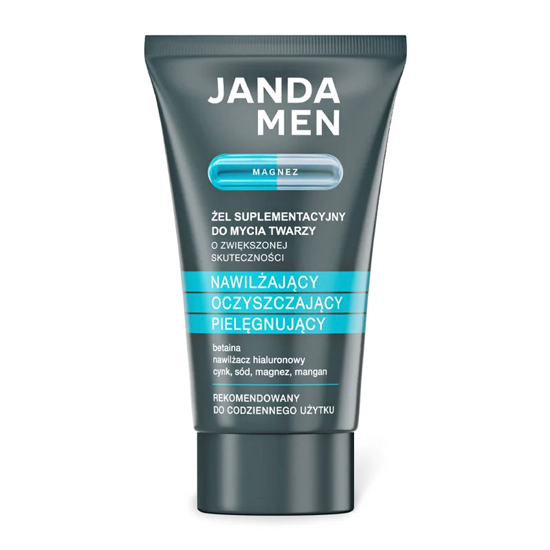 JANDA MEN CLEANSING Gel detergente viso uomo al magnesio 150 ml