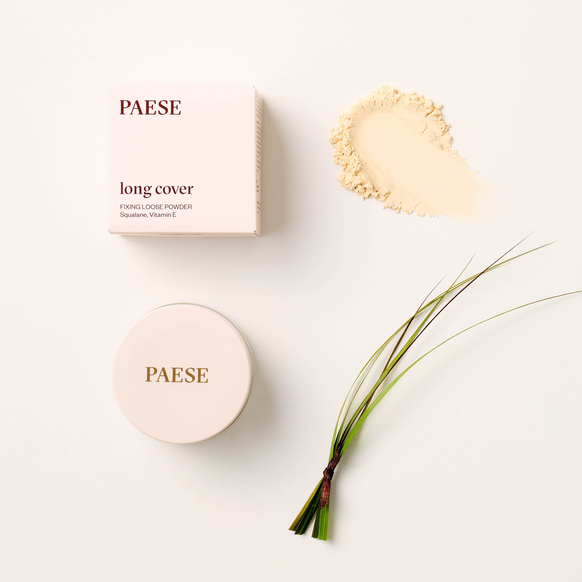 PAESE LONG COVER Puder sypki, utrwalający, Light Beige 6 g #6