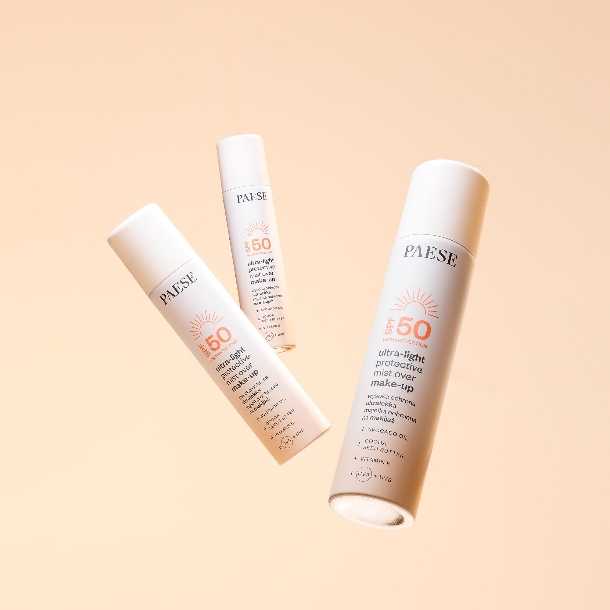 PAESE Ultralekka mgiełka ochronna na makijaż SPF50 75 ml #3