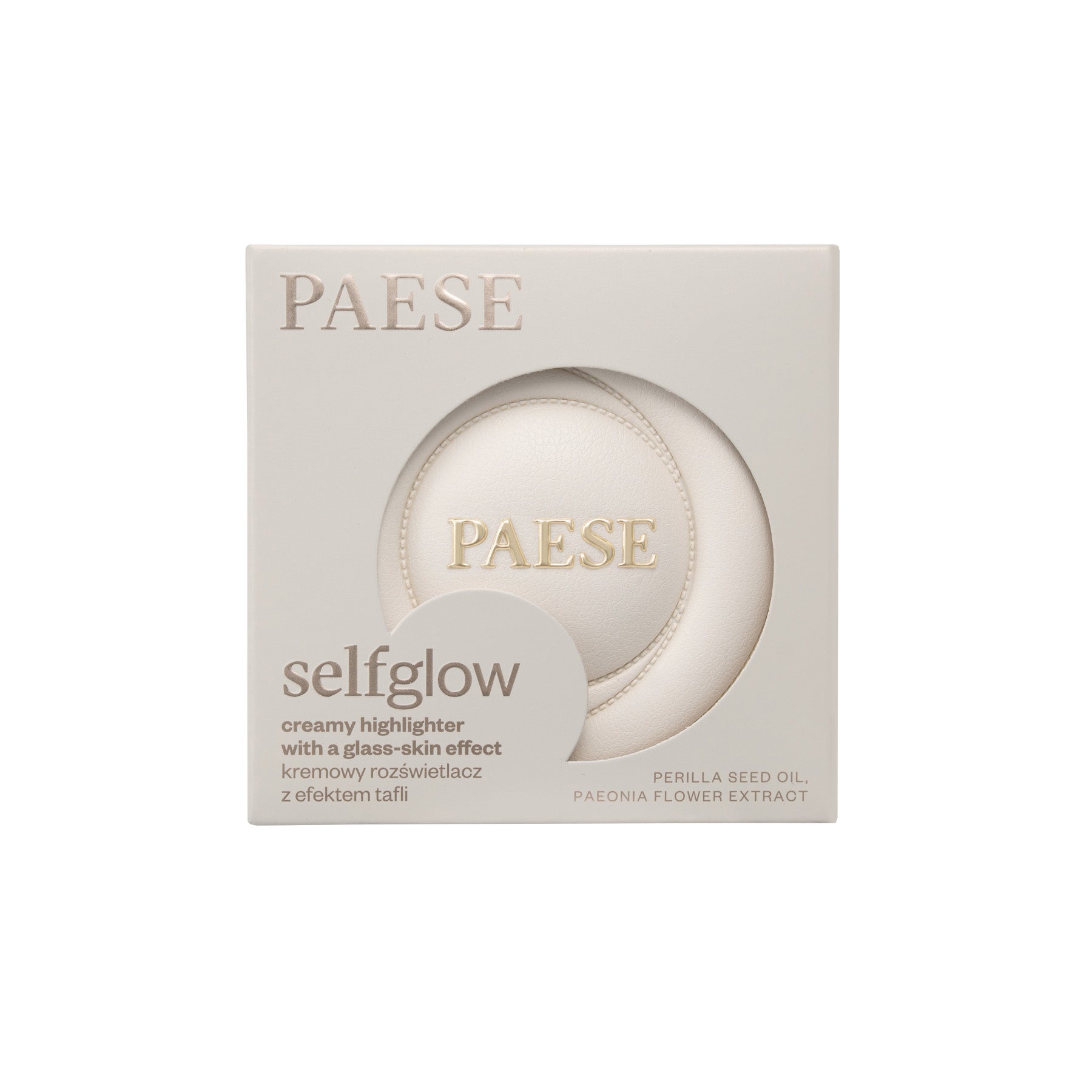 PAESE SELFGLOW Krémový rozjasňovač s listovým efektem, 01 Golden Hour 8 g #5