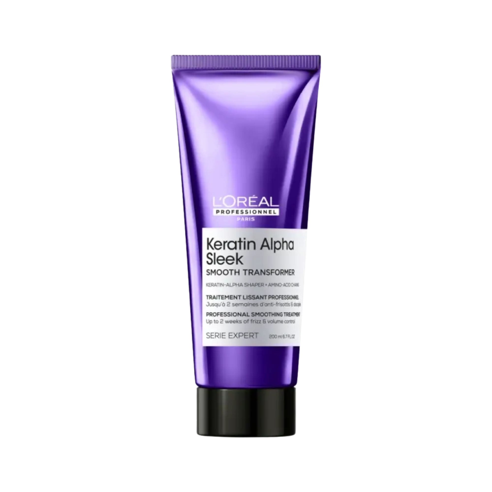 L'OREAL PROFESSIONNEL KERATIN ALPHA SLEEK SMOOTH TRANSFORMER Intensiv glättende Haarbehandlung 200 ml