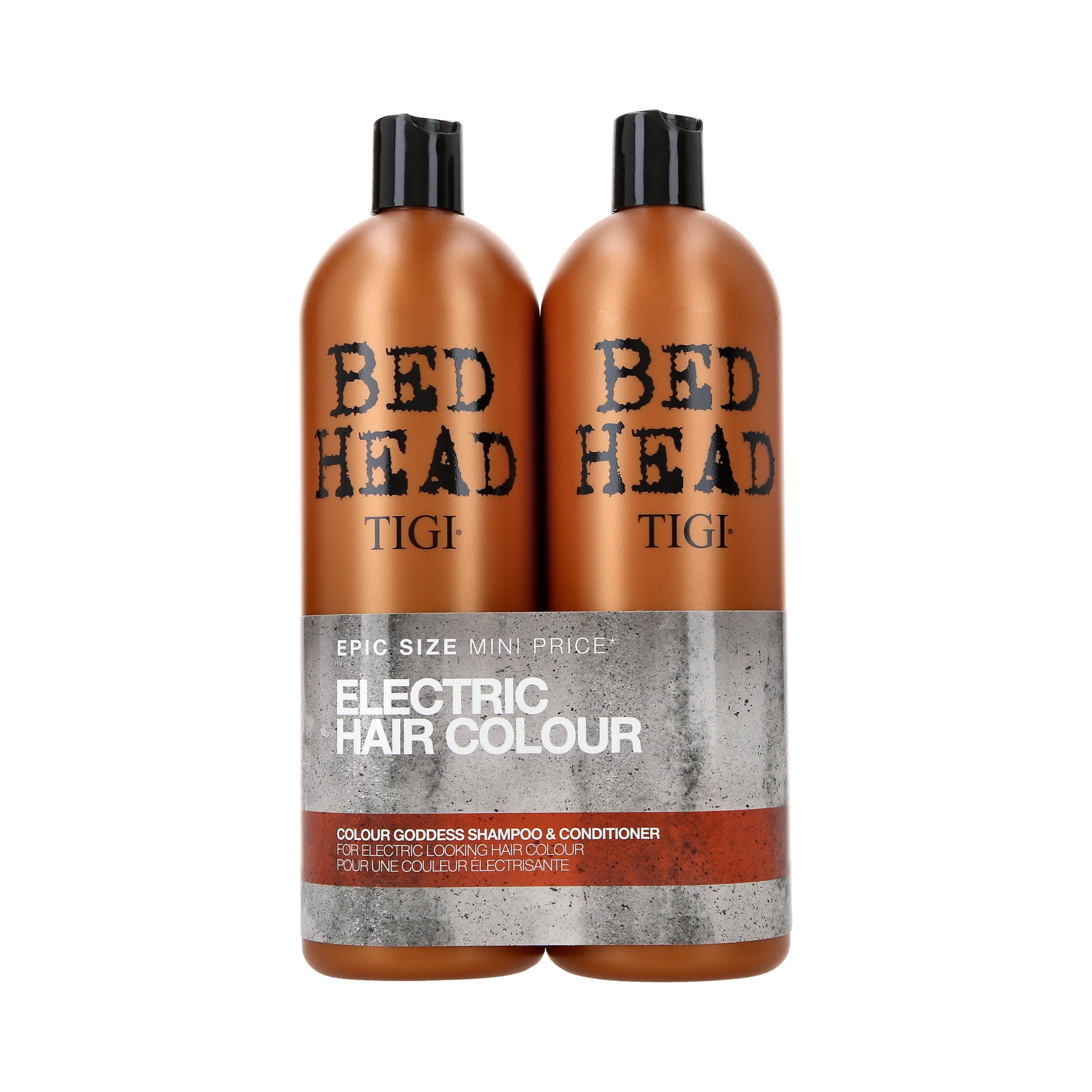 TIGI BED HEAD COLOR GODDESS Sada na barvené vlasy Šampon + kondicionér 2 x 750 ml