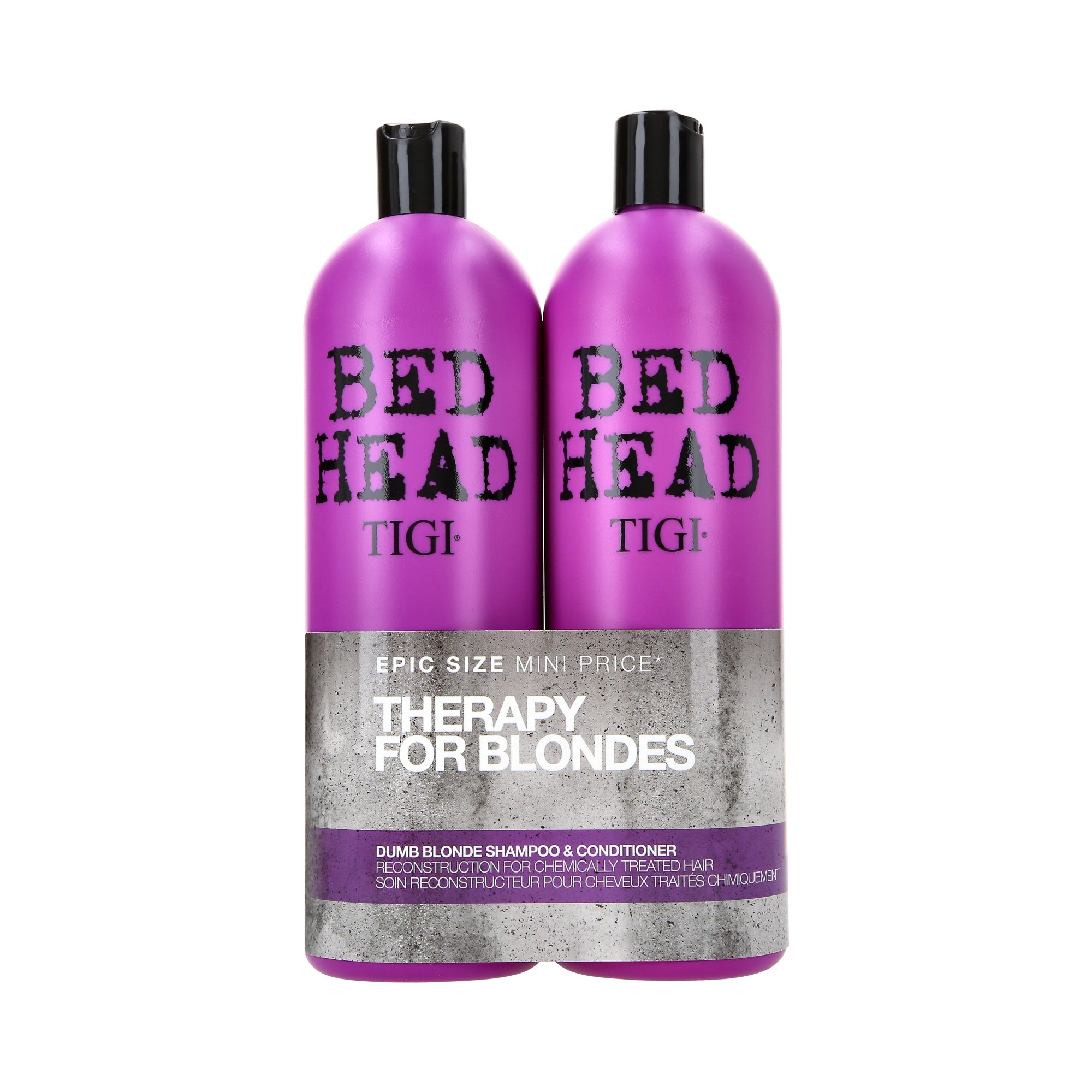 TIGI BED HEAD DUMB BLONDE Sada na blond vlasy Šampon + Kondicionér 2 x 750 ml
