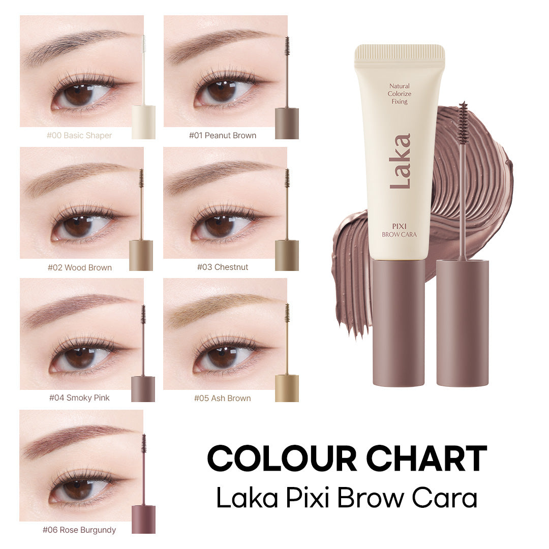 LAKA PIXI BROW CARA Stylingová řasenka na obočí, fixace a barvení 8 g #2