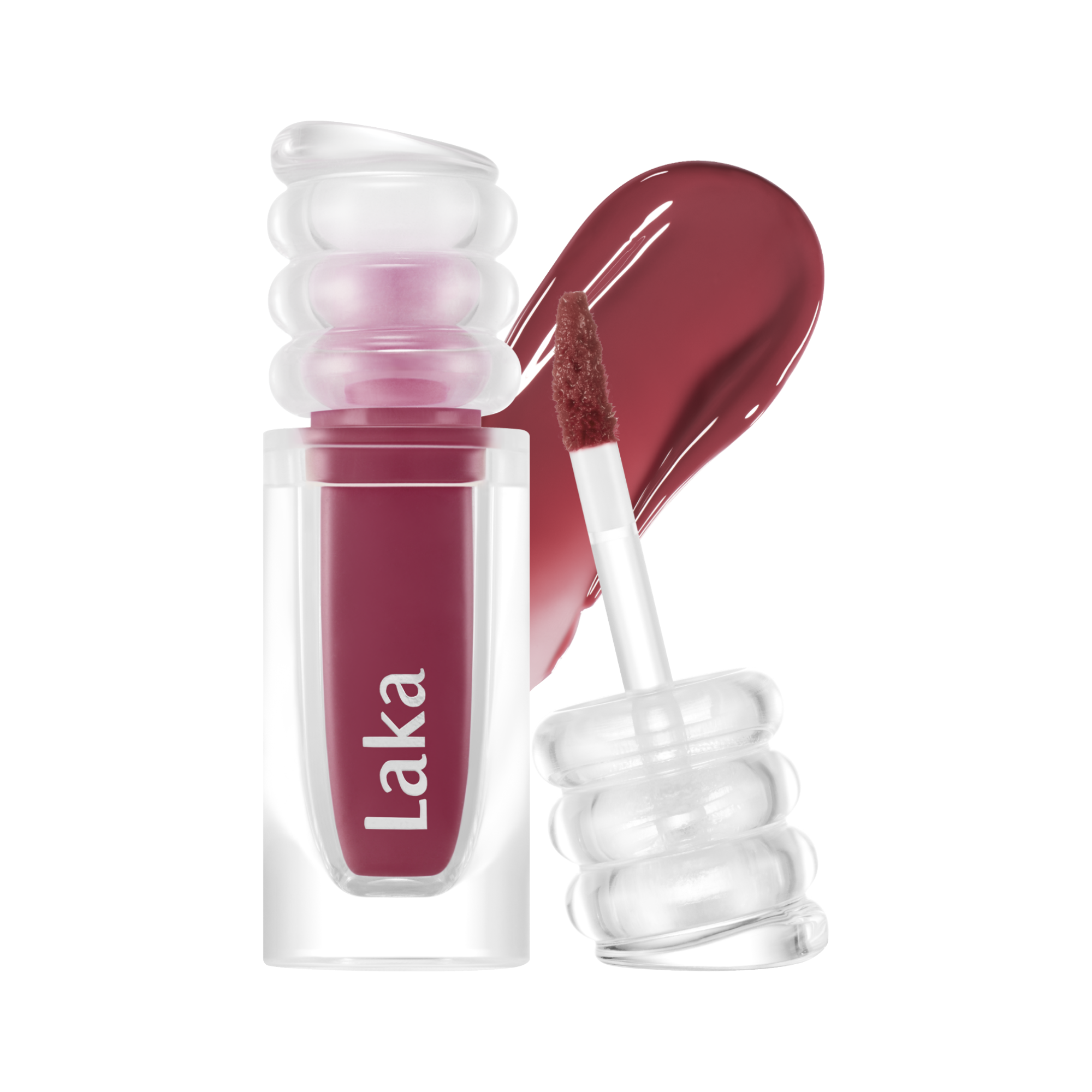 LAKA MAXI GLAYER TINT Lesklý odstín na rty s efektem vrstveného lesku 3,8 g