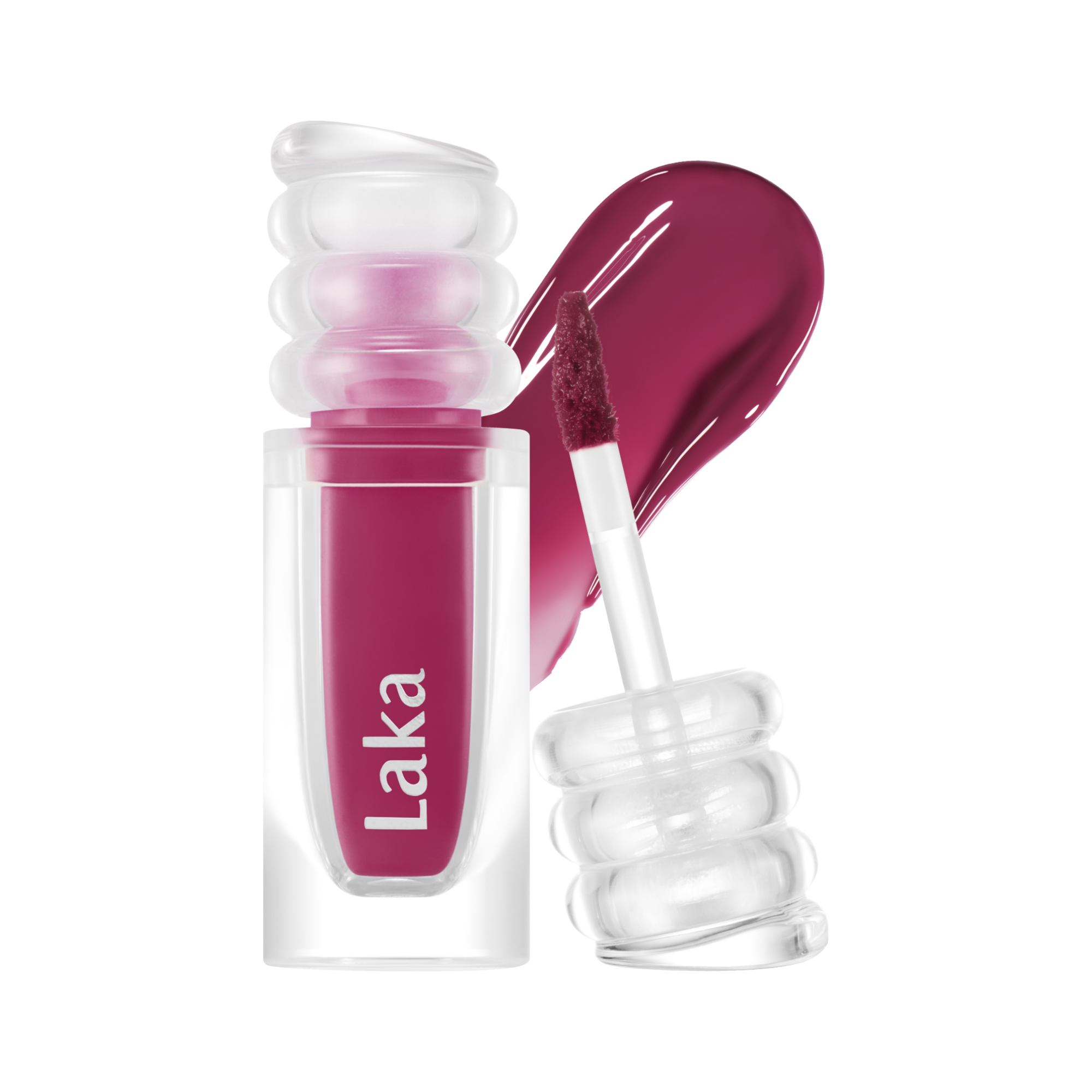 LAKA MAXI GLAYER TINT Lesklý odstín na rty s efektem vrstveného lesku 3,8 g #2