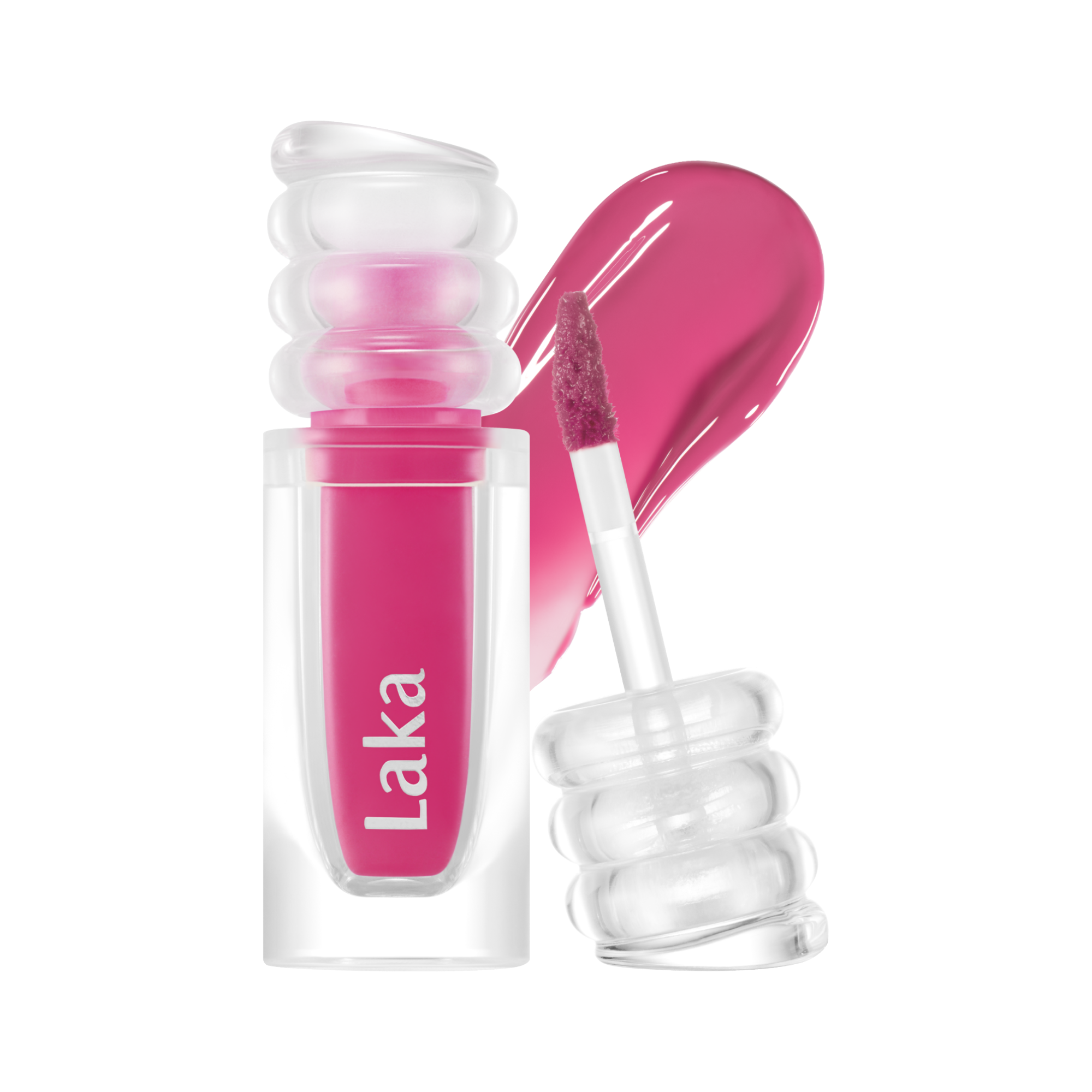 LAKA MAXI GLAYER TINT Lesklý odstín na rty s efektem vrstveného lesku 3,8 g #4