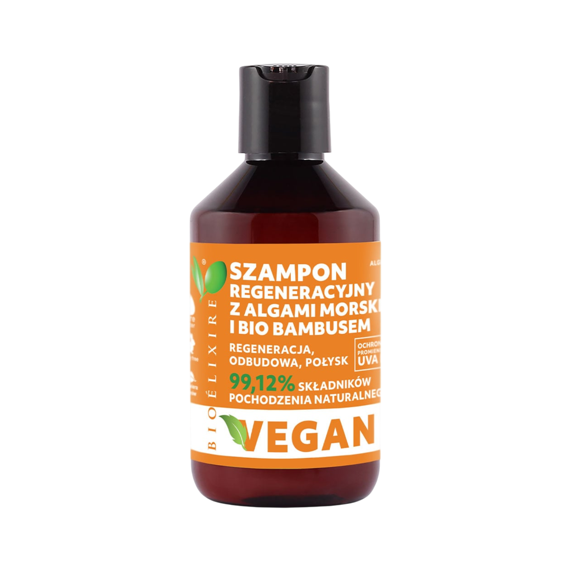 BIOELIXIRE ESSENTIAL Regenerierendes Haarshampoo mit Bio-Bambus und Meeresalgen Vegan 300 ml