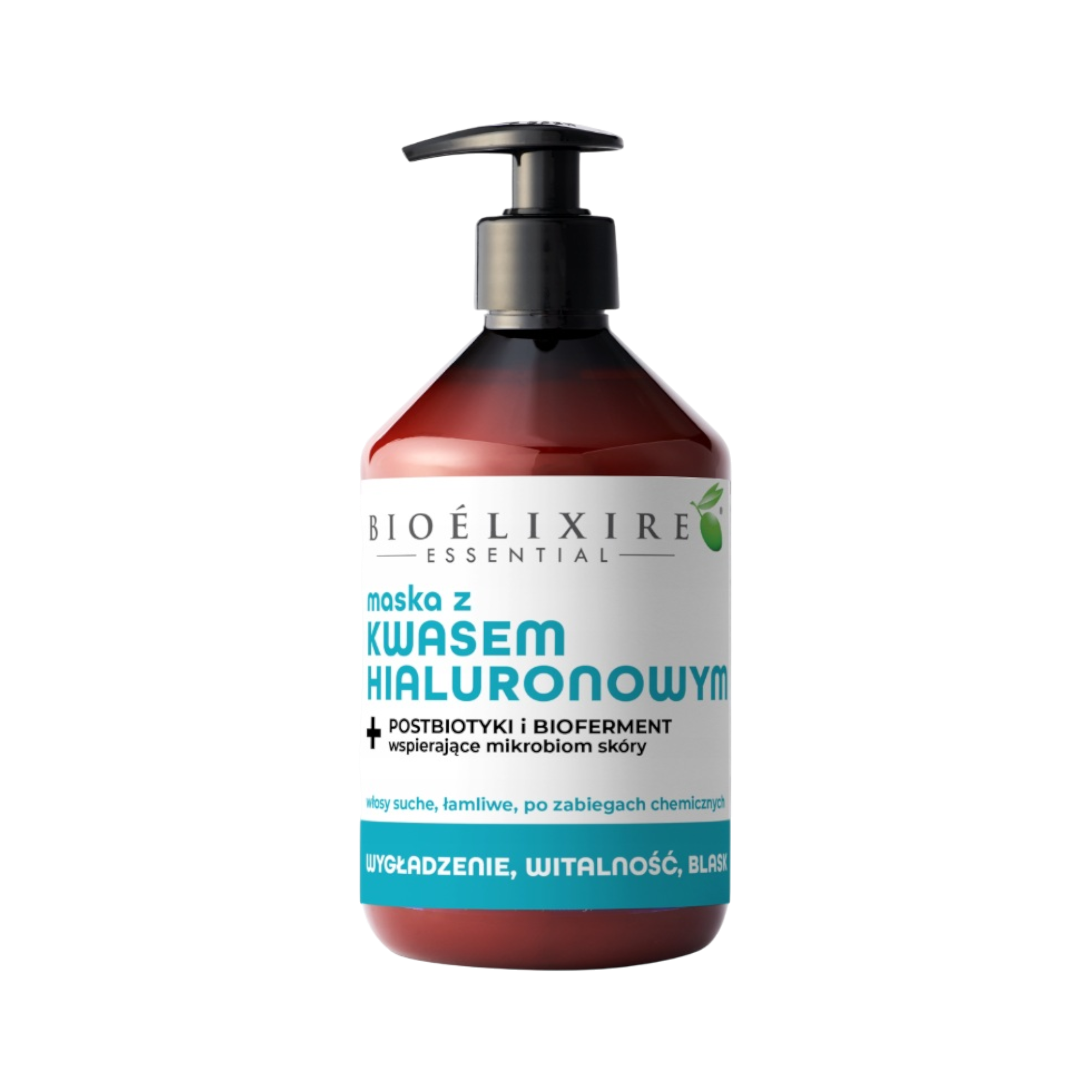 BIOELIXIRE ESSENTIAL Zvláčňující maska na vlasy s kyselinou hyaluronovou 500 ml