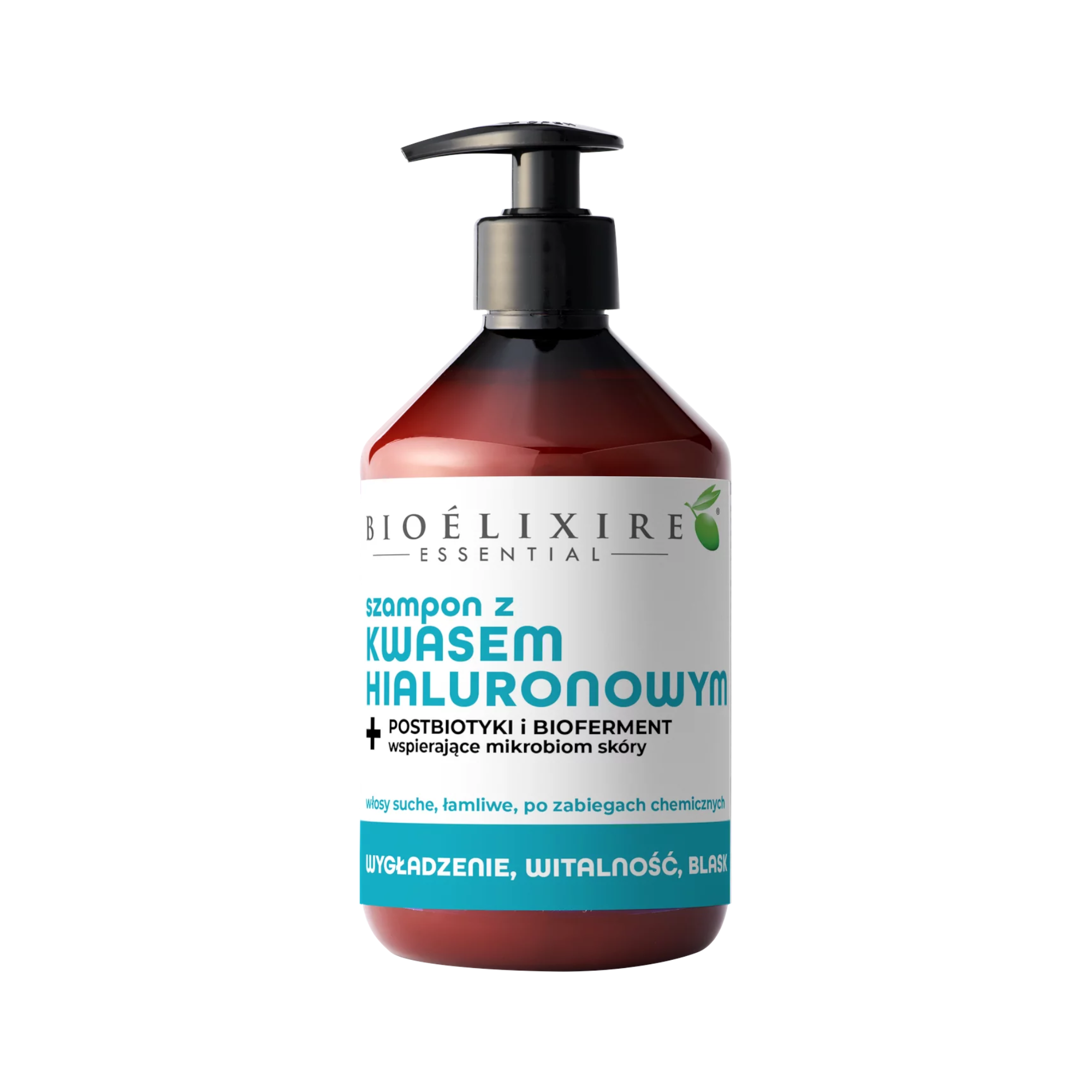 BIOELIXIRE ESSENTIAL Feuchtigkeitsspendendes Haarshampoo mit Hyaluronsäure 500 ml