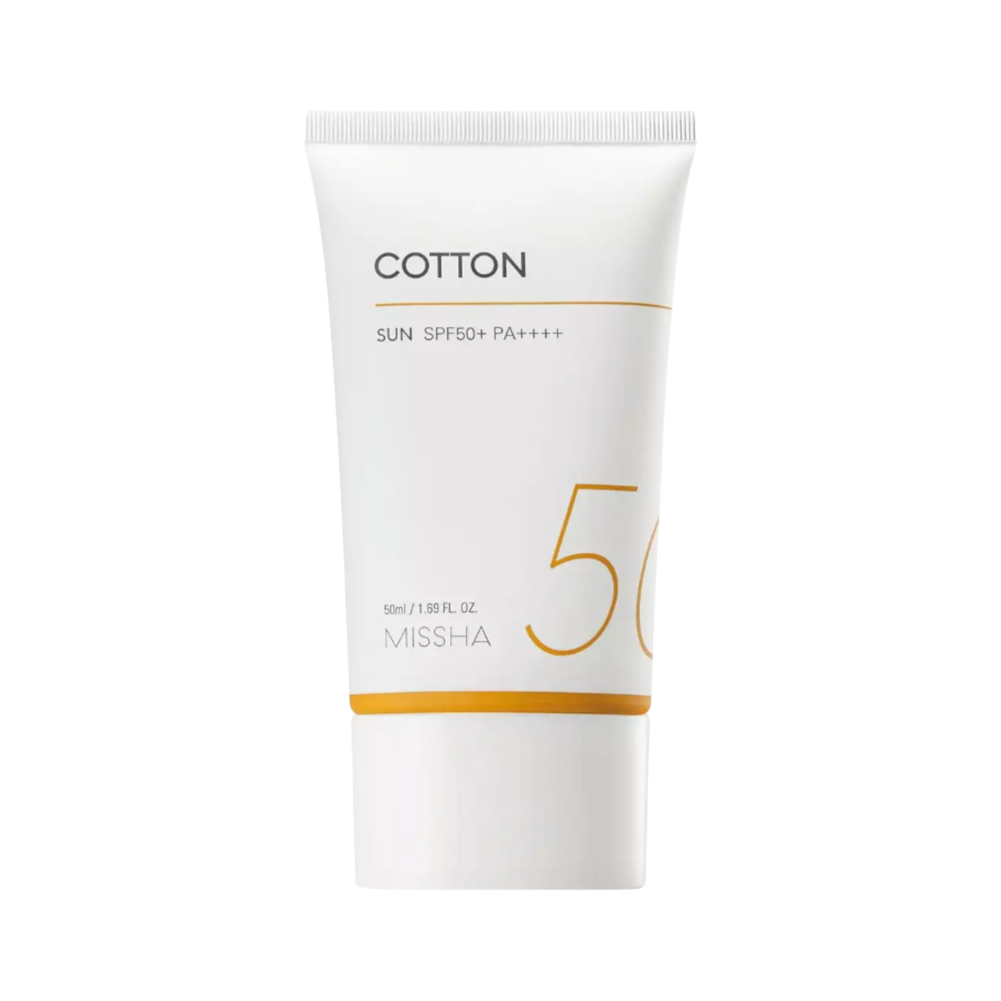 MISSHA ALL AROUND COTTON SUN Opalovací krém s minerálními filtry SPF 50+/PA++++ 50 ml