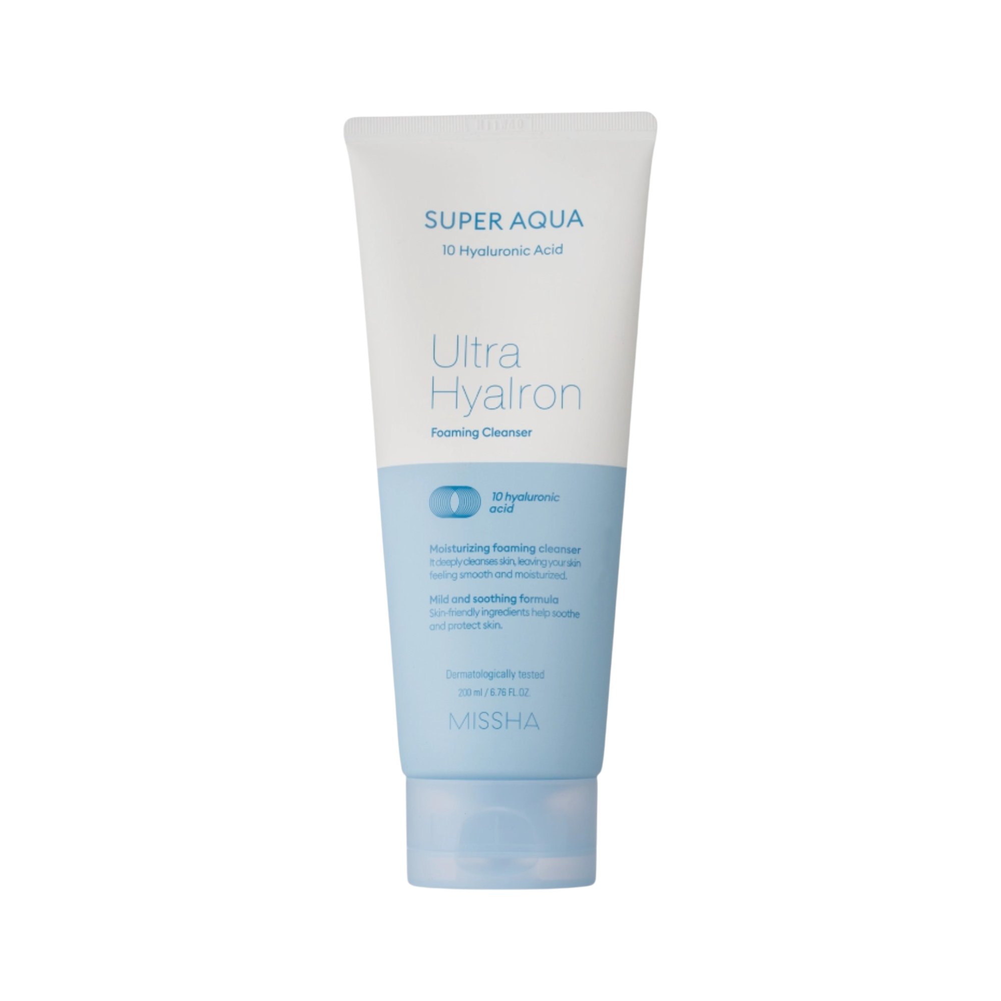MISSHA SUPER AQUA ULTRA HYALON Hydratační čisticí pěna na obličej 200 ml