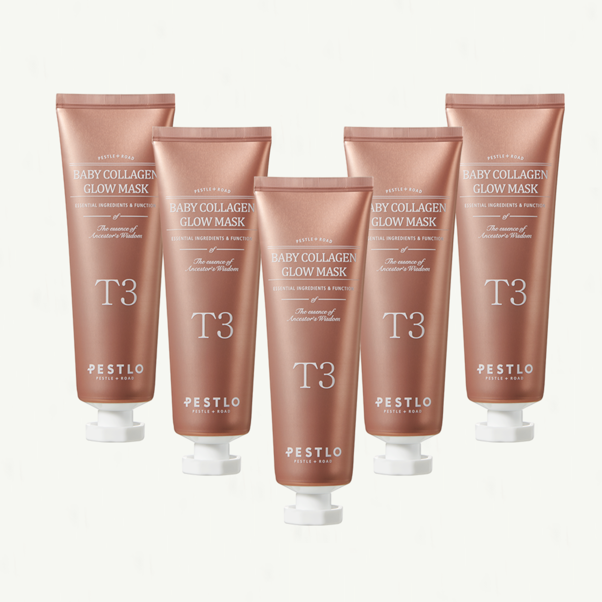 PESTLO T3 BABY COLLAGEN GLOW MASK Slupovací kolagenová maska se zářivým efektem 70 ml #5