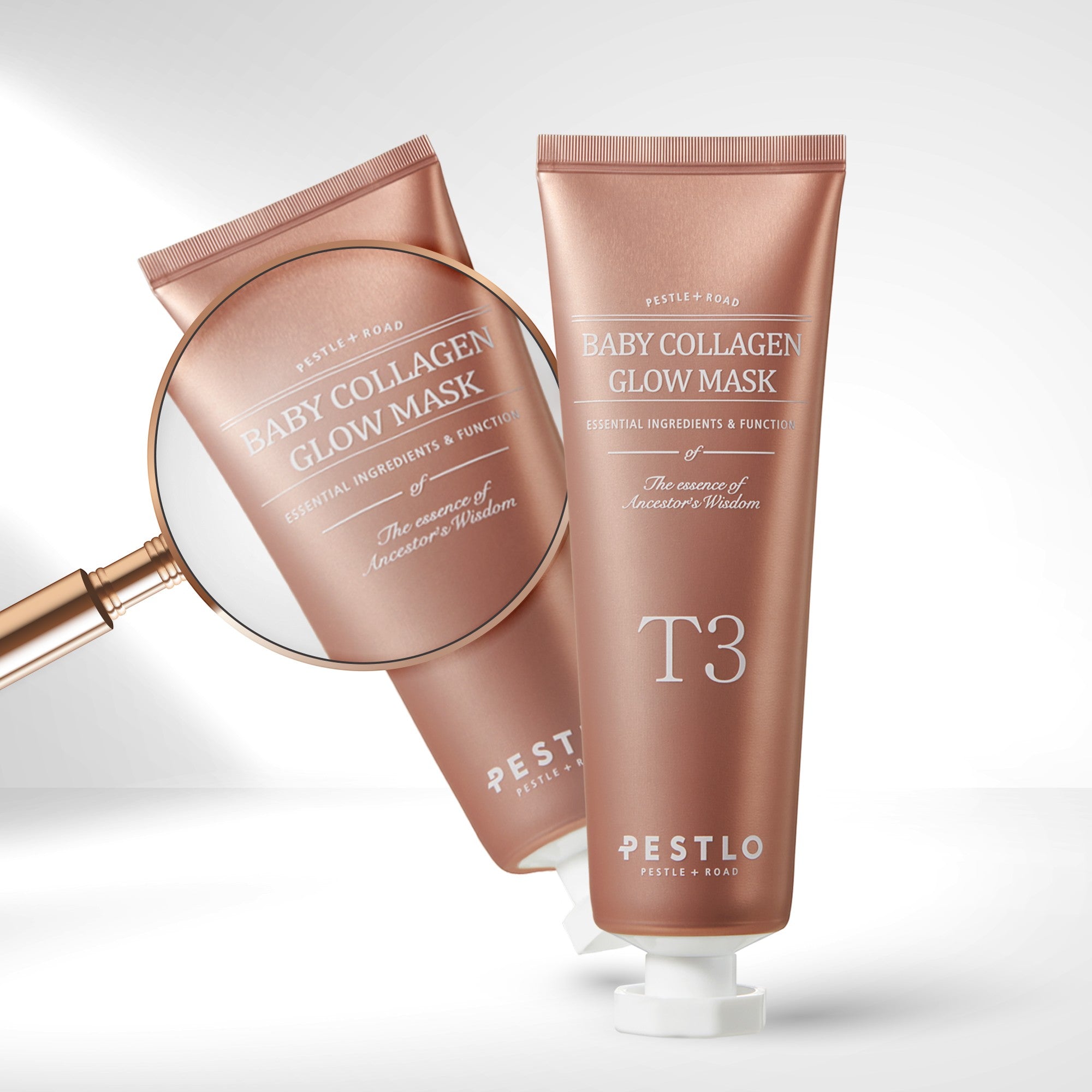PESTLO T3 BABY COLLAGEN GLOW MASK Slupovací kolagenová maska se zářivým efektem 70 ml #4