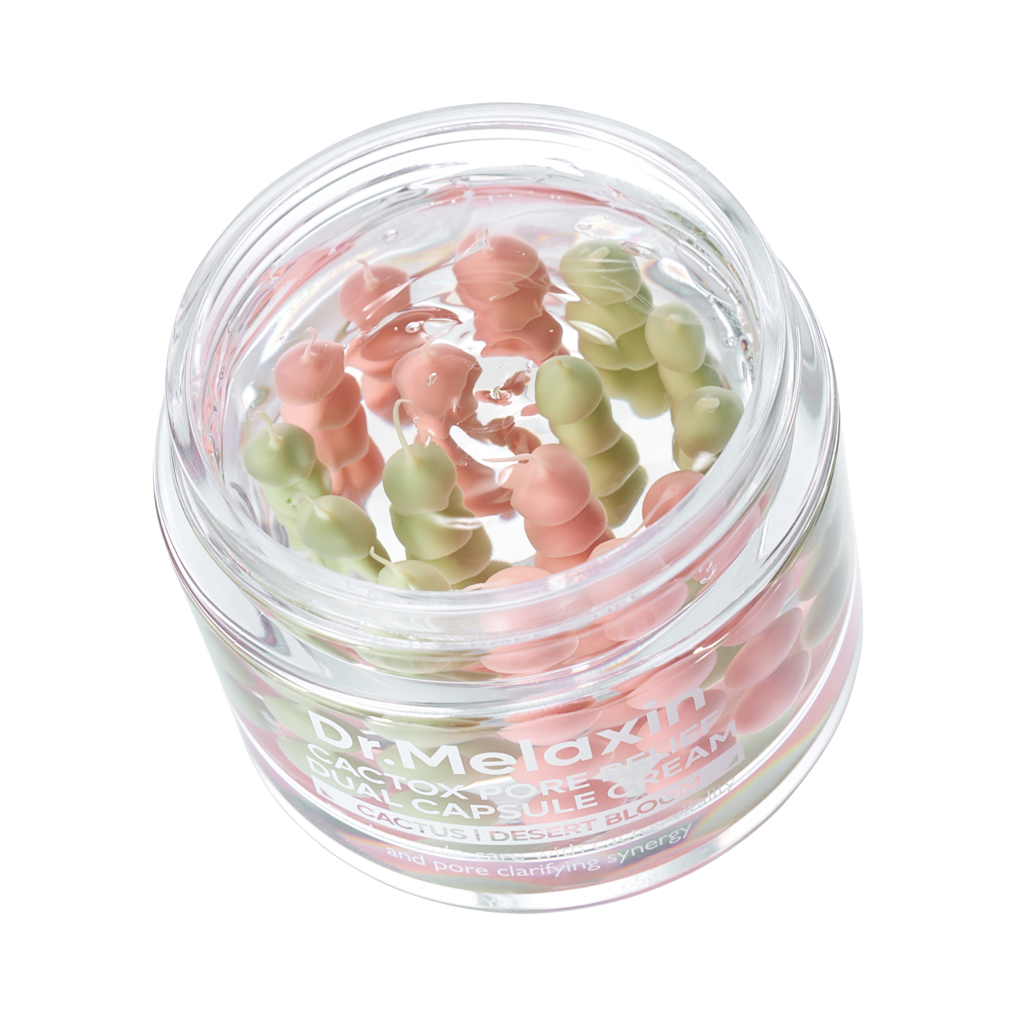 DR.MELAXIN CACTOX PORE RELIEF DUAL CAPSULE CREAM Nawilżająco-wygładzający krem w kapsułkach 65 g #4