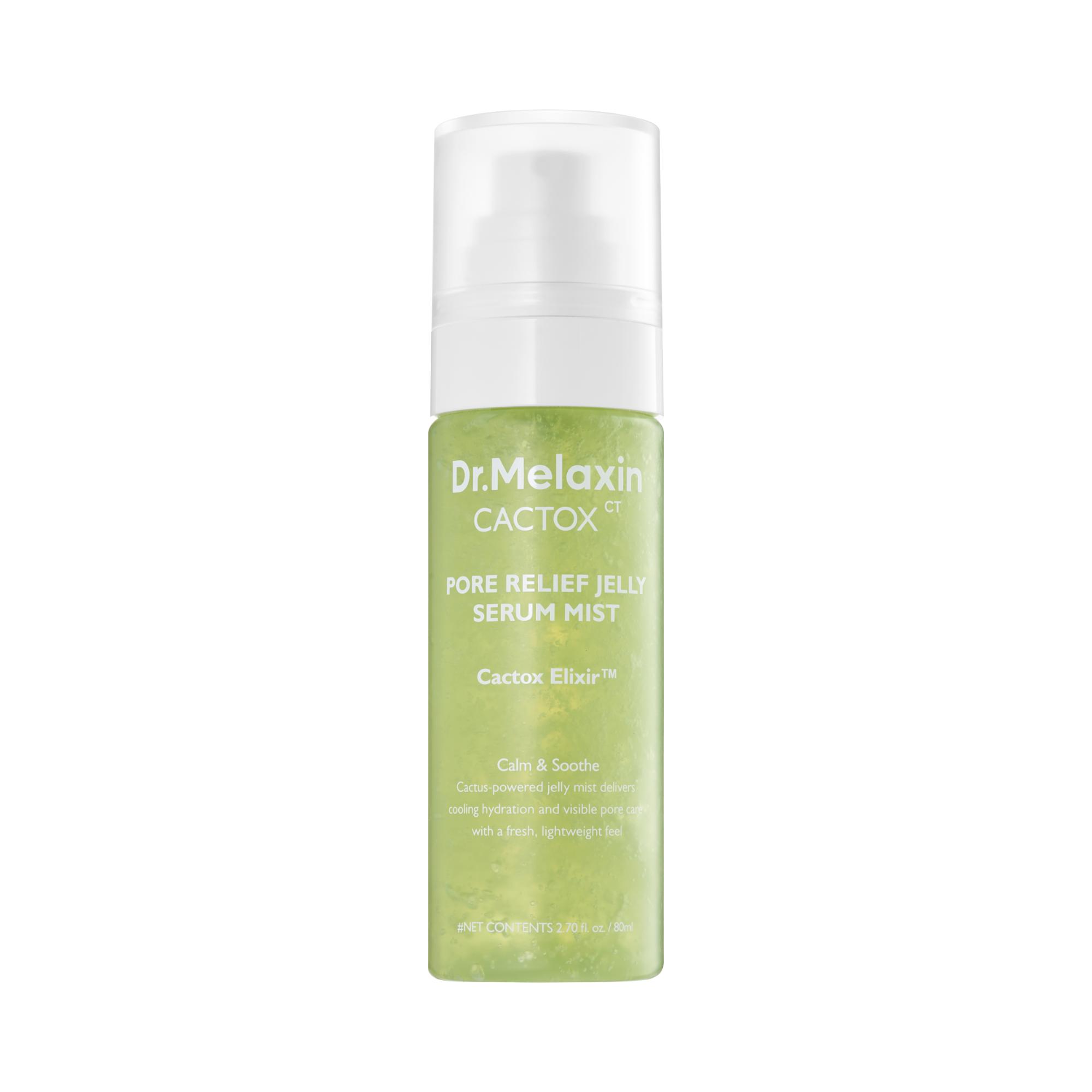DR.MELAXIN CACTOXCT RELIEF JELLY SERUM MIST Chłodząca mgiełka-serum do twarzy 80 ml