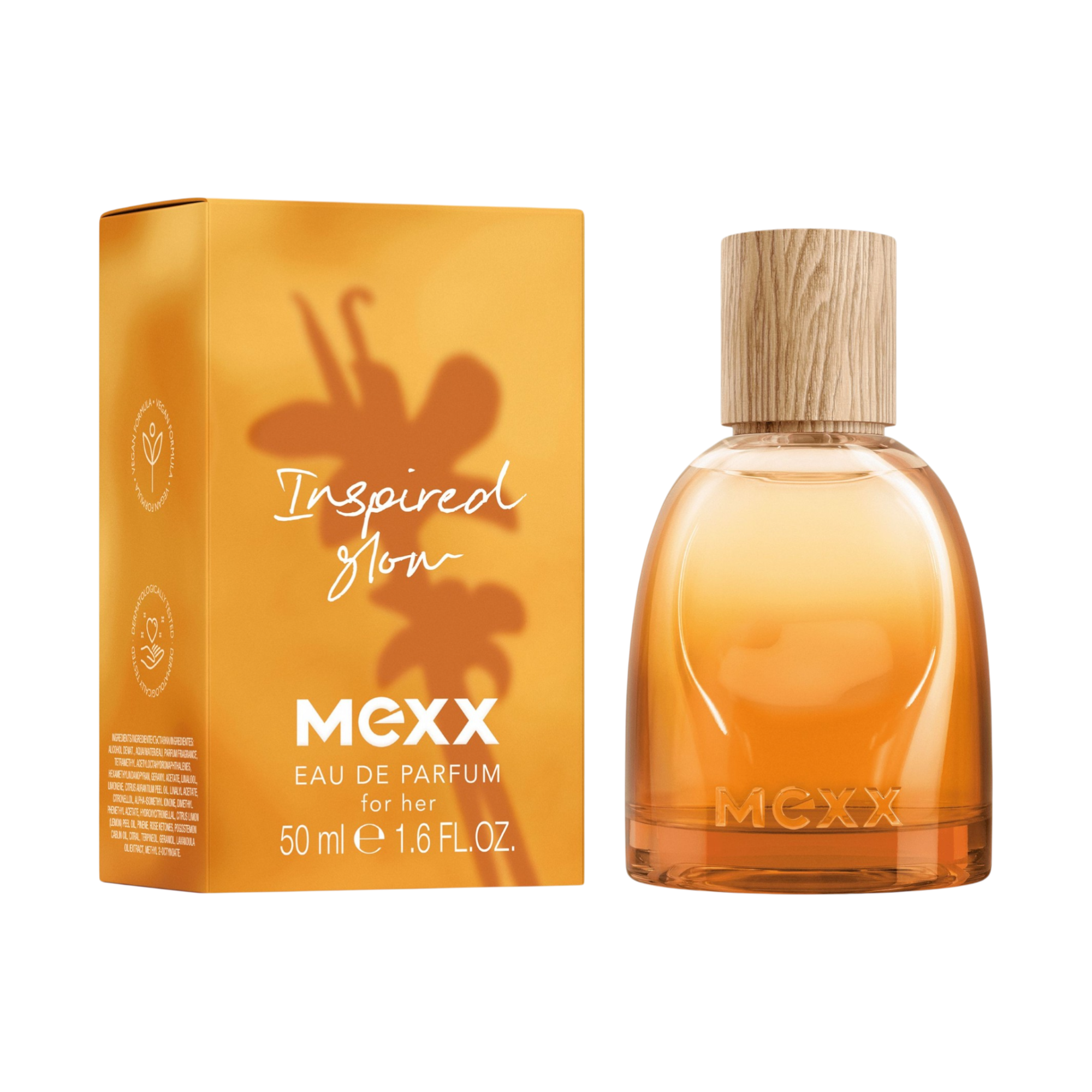 MEXX INSPIRED GLOW FOR HER Damen Eau de Parfum 50 ml