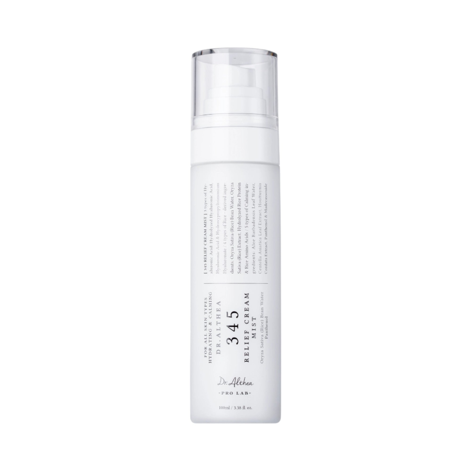 DR. ALTHEA 345 RELIEF CREAM MIST Zklidňující krémová mlha na obličej 100 ml