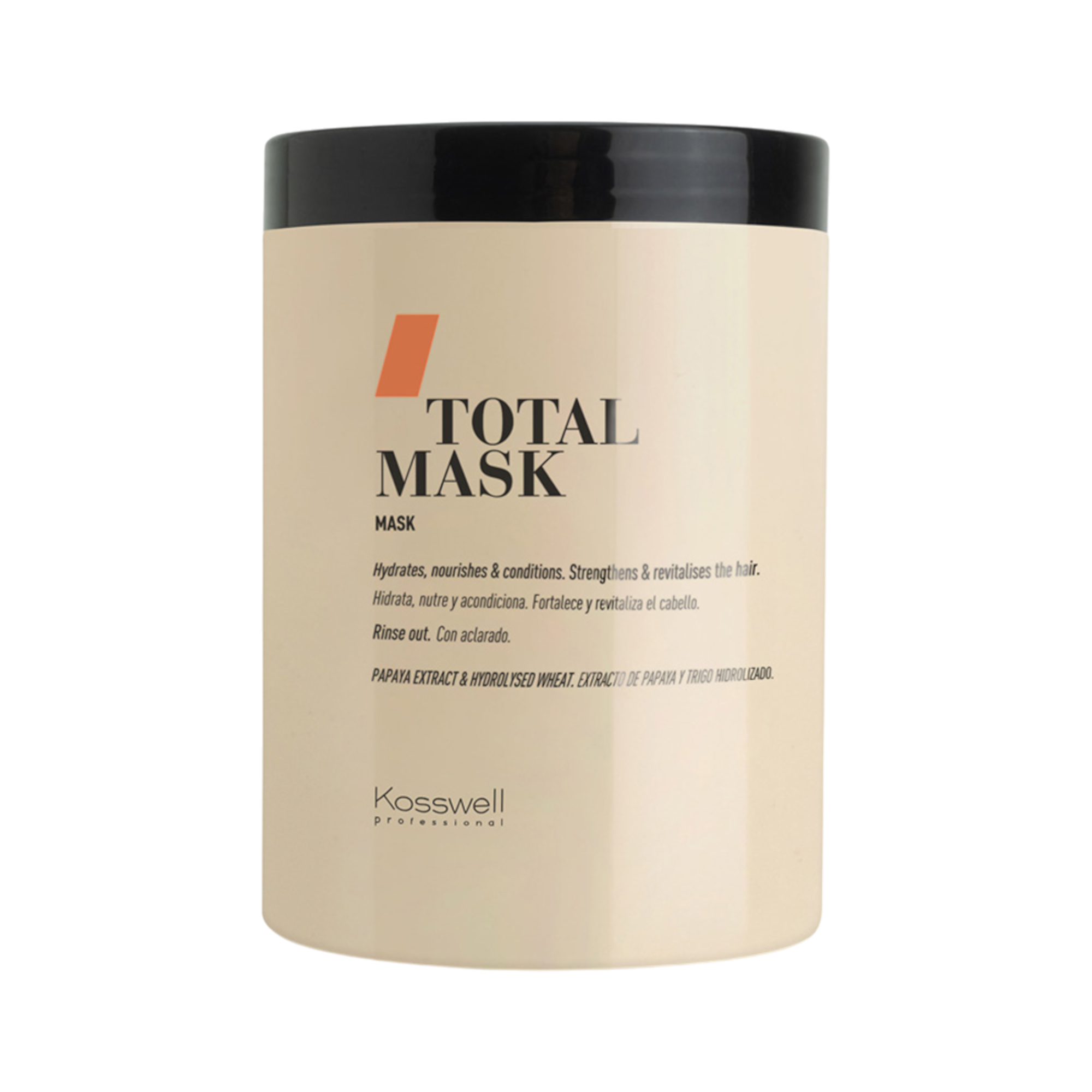 KOSSWELL TOTAL HYDRATING Intenzivně vyživující maska pro všechny typy vlasů 1000 g