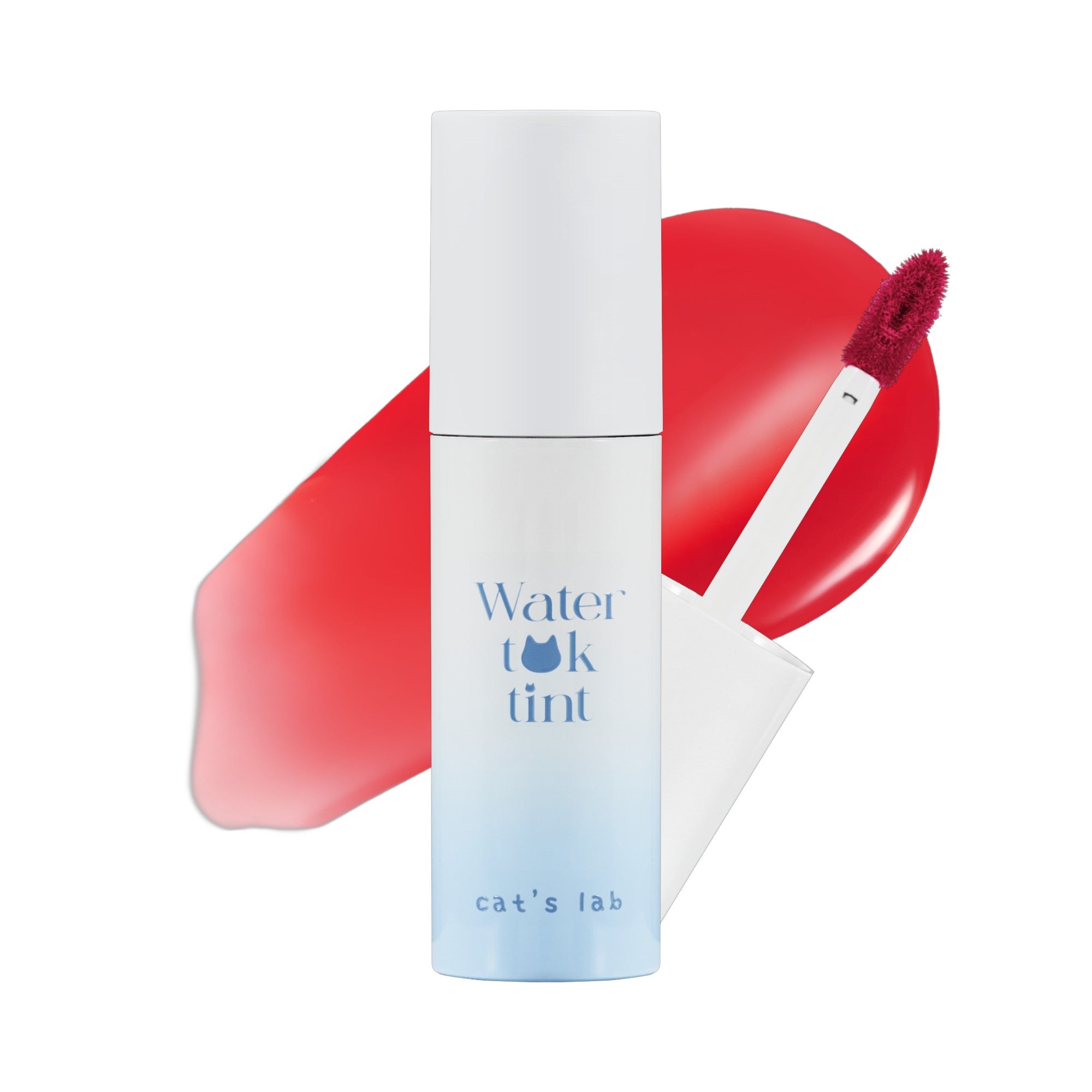 CAT`S LAB WATER TOK TINT Lesklá barva na rty se zářivým efektem 2,3 g