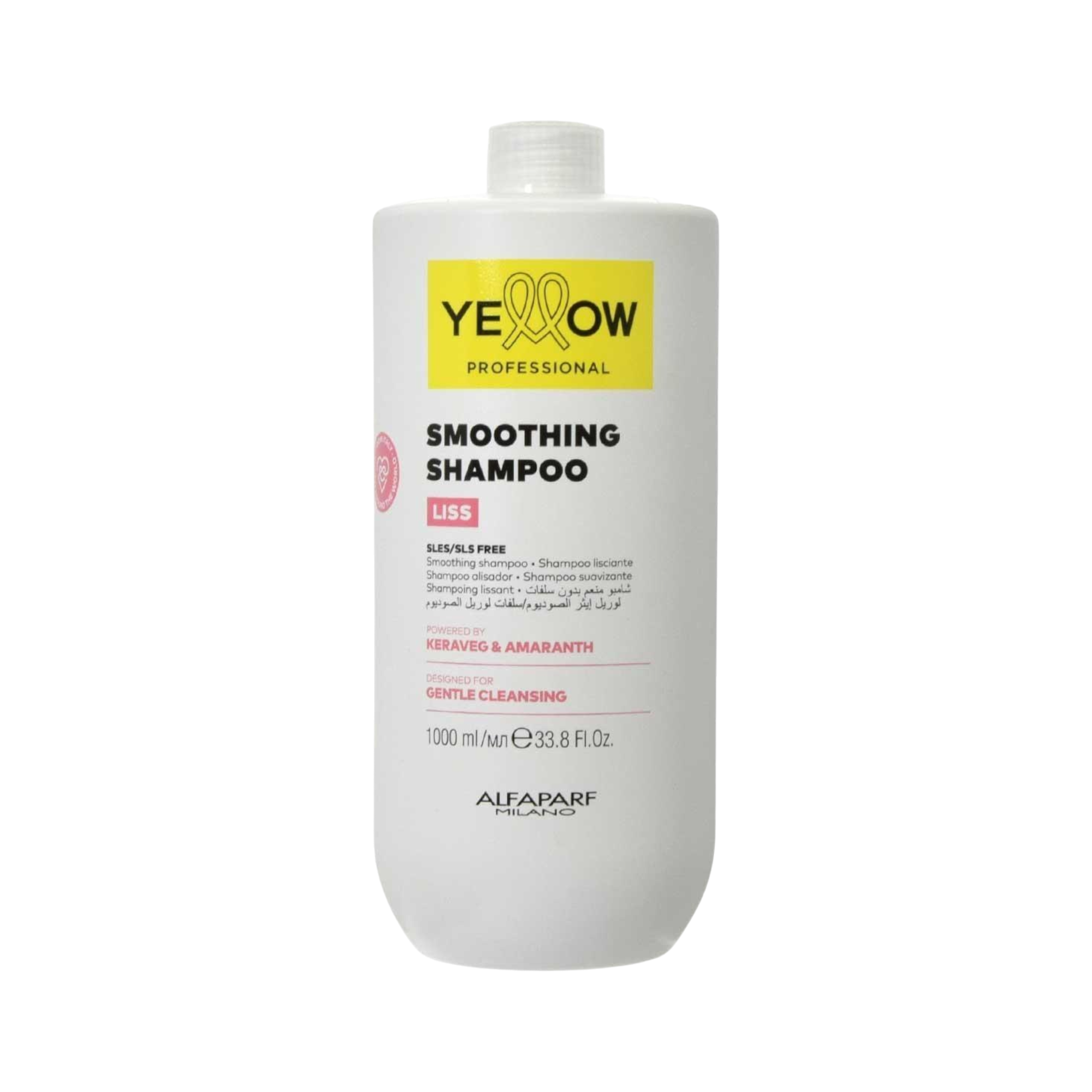 YELLOW PROFESSIONAL LISS SMOOTHING Wygładzający szampon do niesfornych włosów 1000 ml