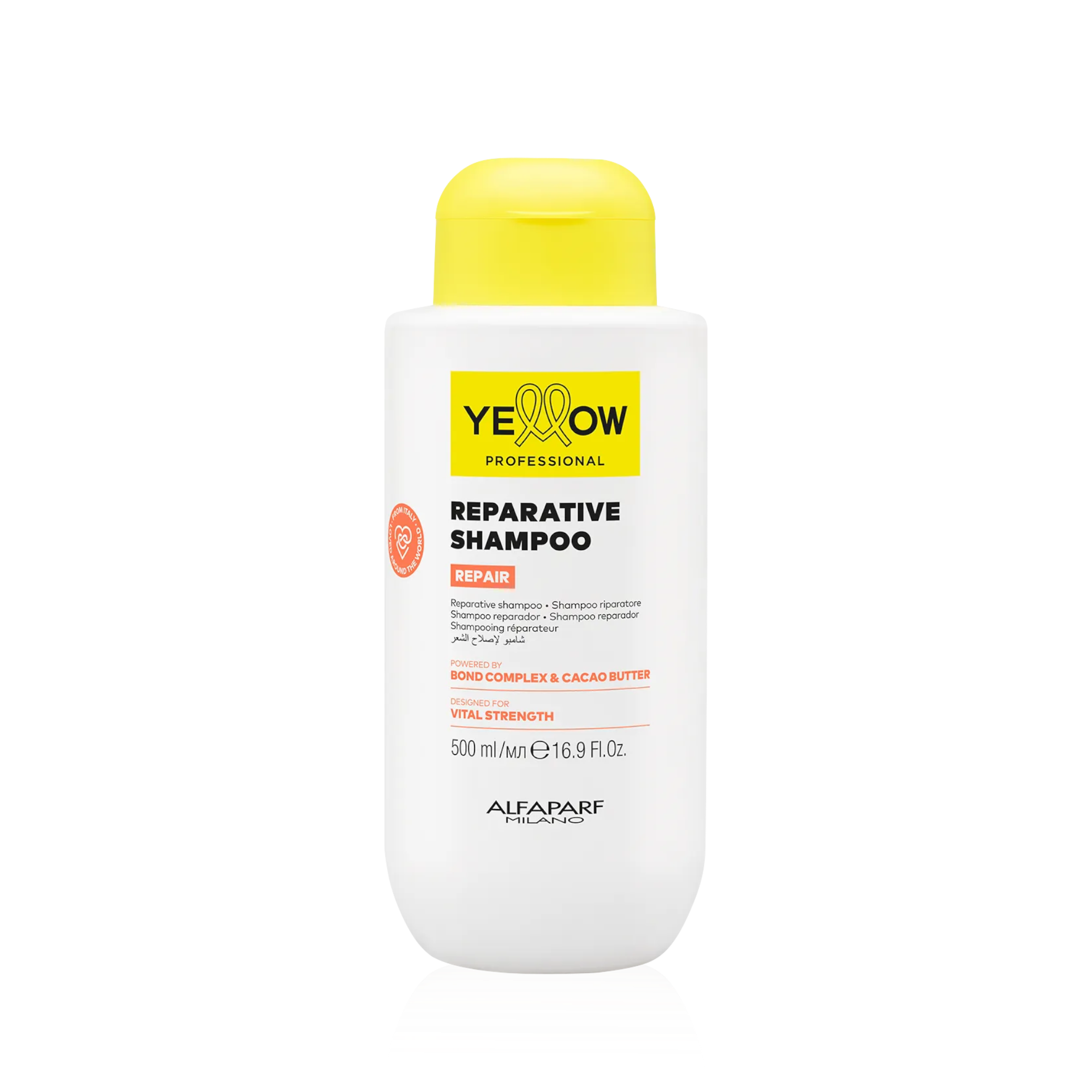 YELLOW PROFESSIONAL REPAIR REPARATIVE SHAMPOO Regenerujący szampon do włosów zniszczonych 500 ml