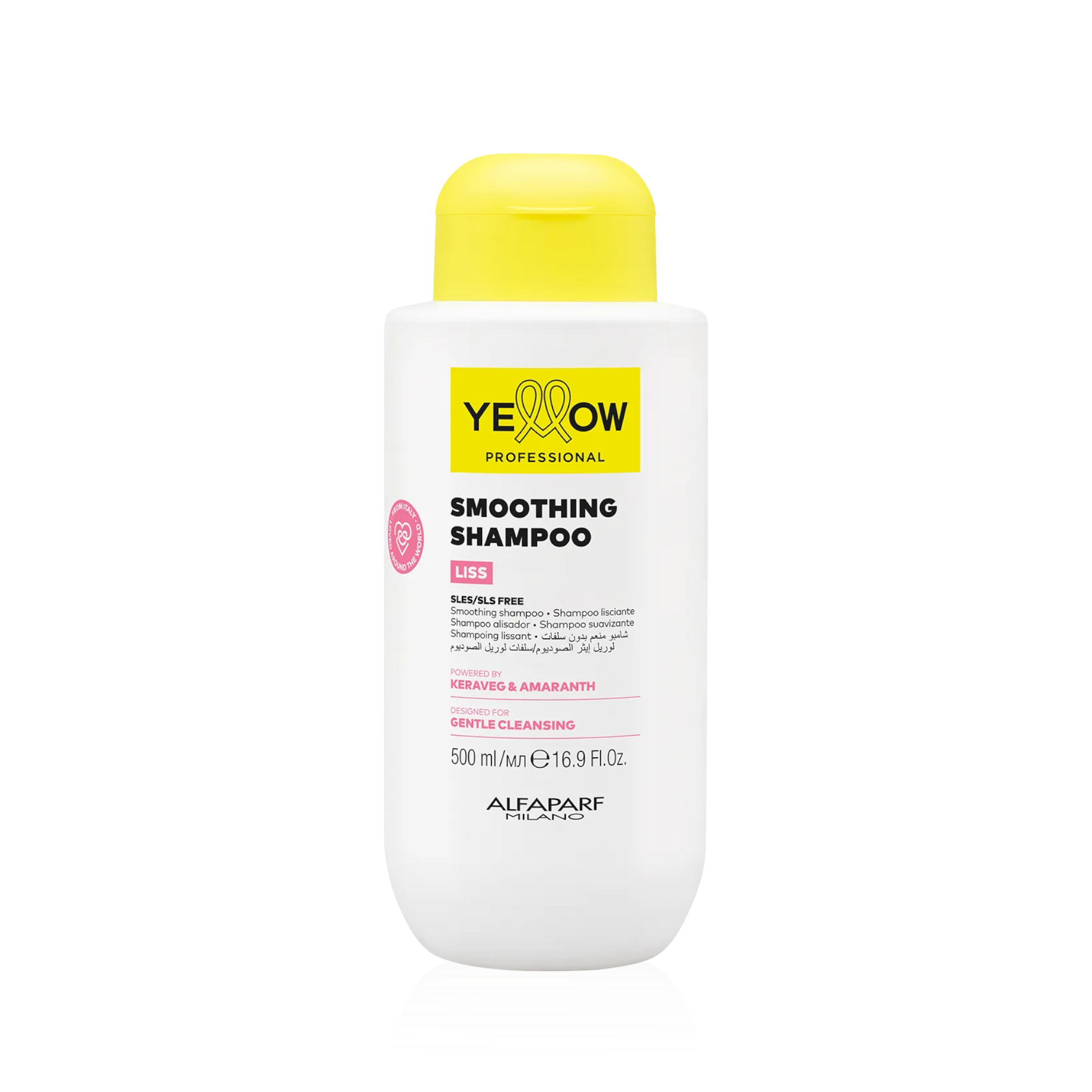 YELLOW PROFESSIONAL LISS SMOOTHING Wygładzający szampon do niesfornych włosów 500 ml