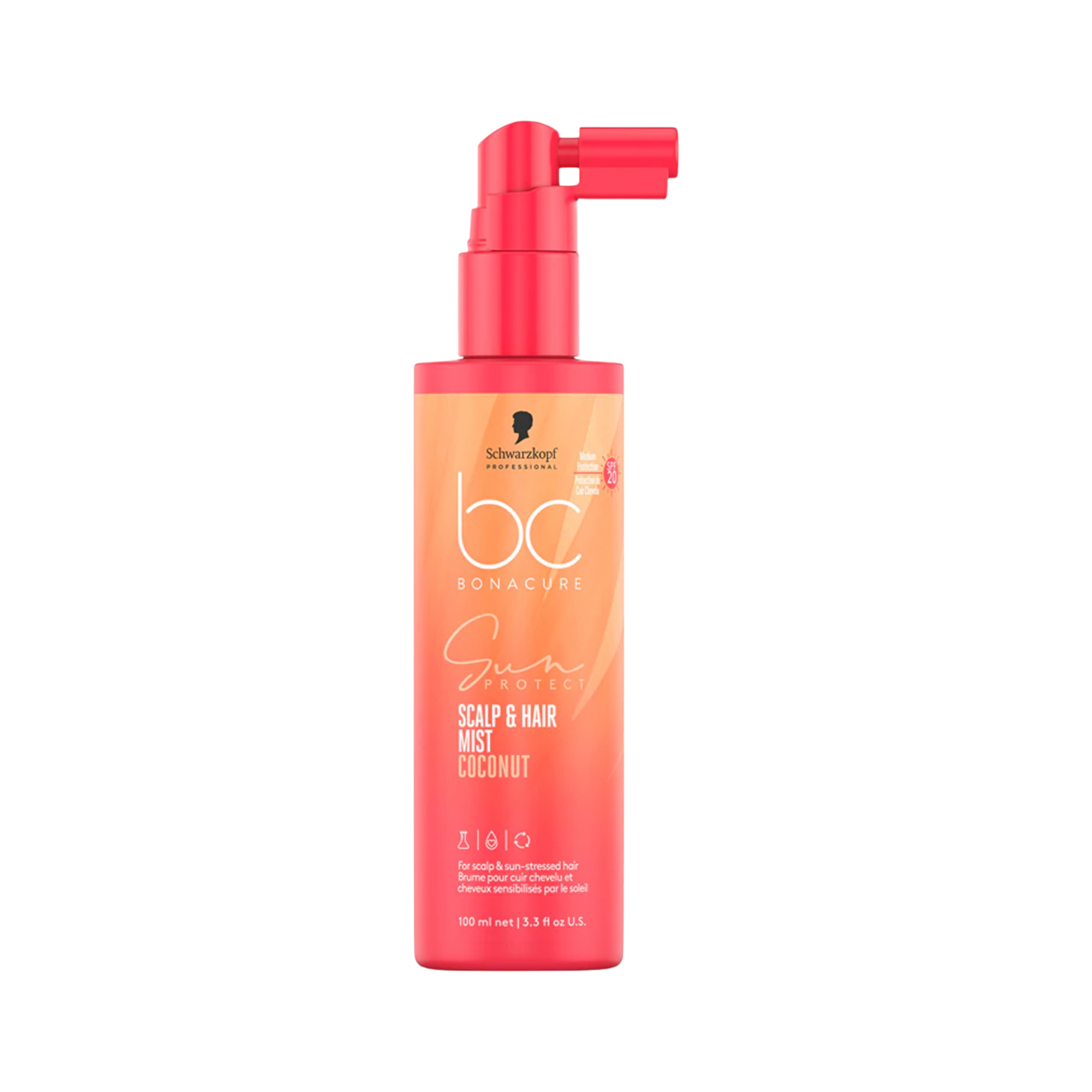 SCHWARZKOPF PROFESSIONAL SUN PROTECT SCALP&HAIR Ochranná mlha na vlasy a vlasovou pokožku s UV filtrem SPF20 100 ml