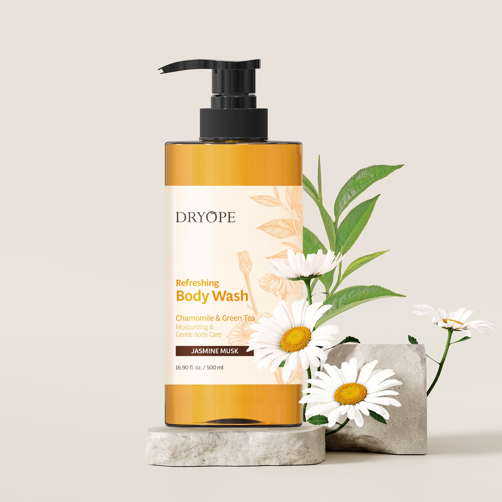 DRYOPE REFRESHING BODY WASH Wegański żel pod prysznic o zapachu Jasmine Musk 500 ml #2