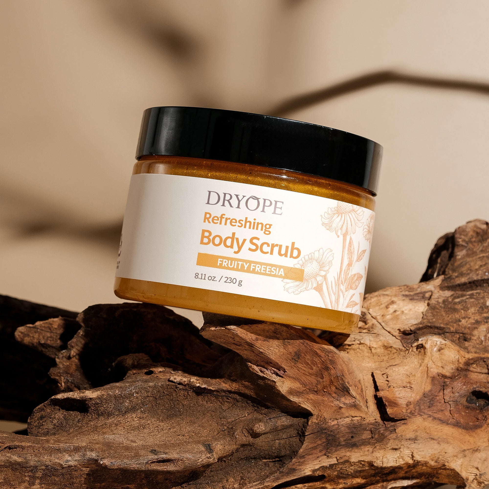 DRYOPE REFRESHING BODY SCRUB Intensywnie odżywiający peeling do ciała Fruity Freesia 230 g #2