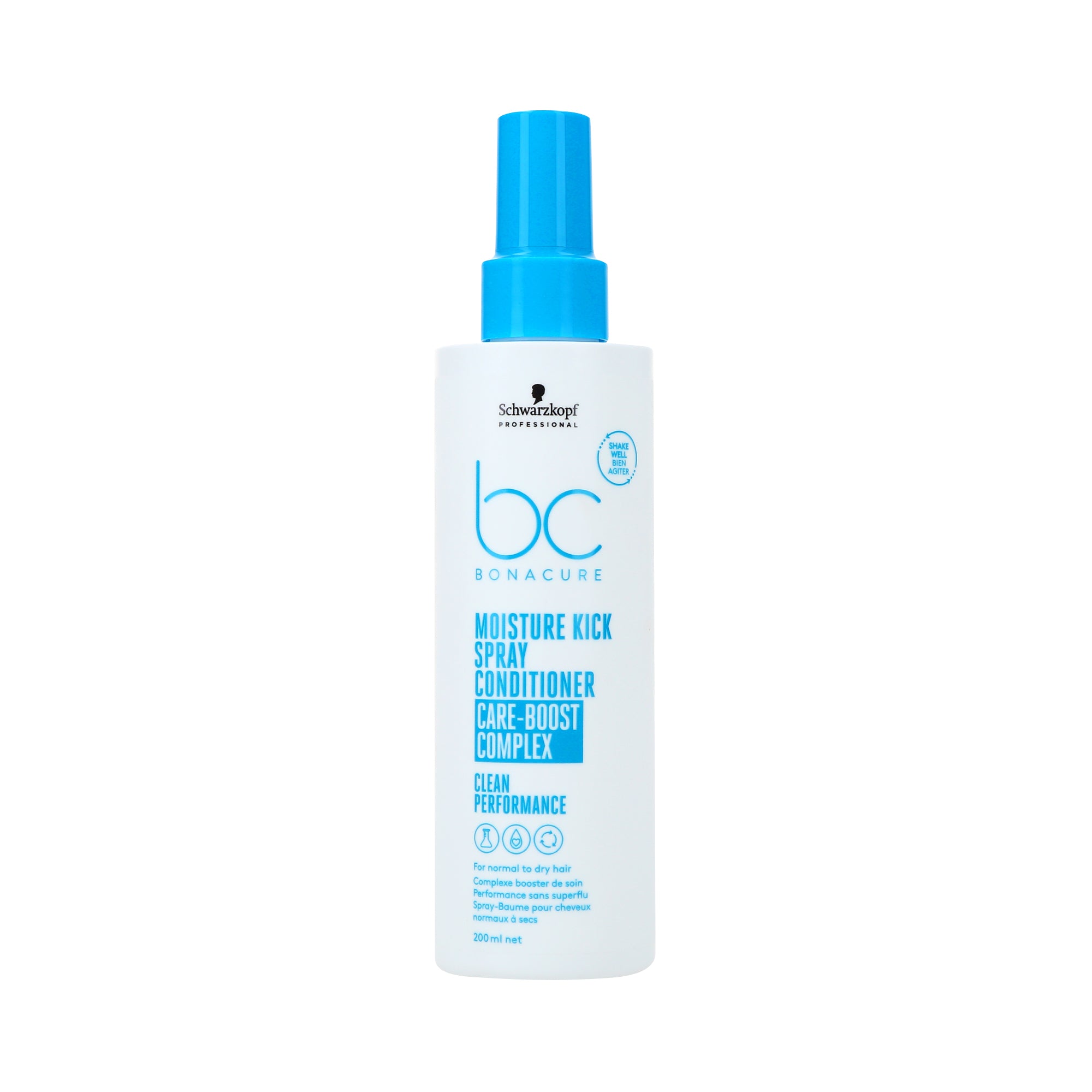 SCHWARZKOPF BONACURE MOISTURE KICK Balsamo Spray Bifasico 200ml
