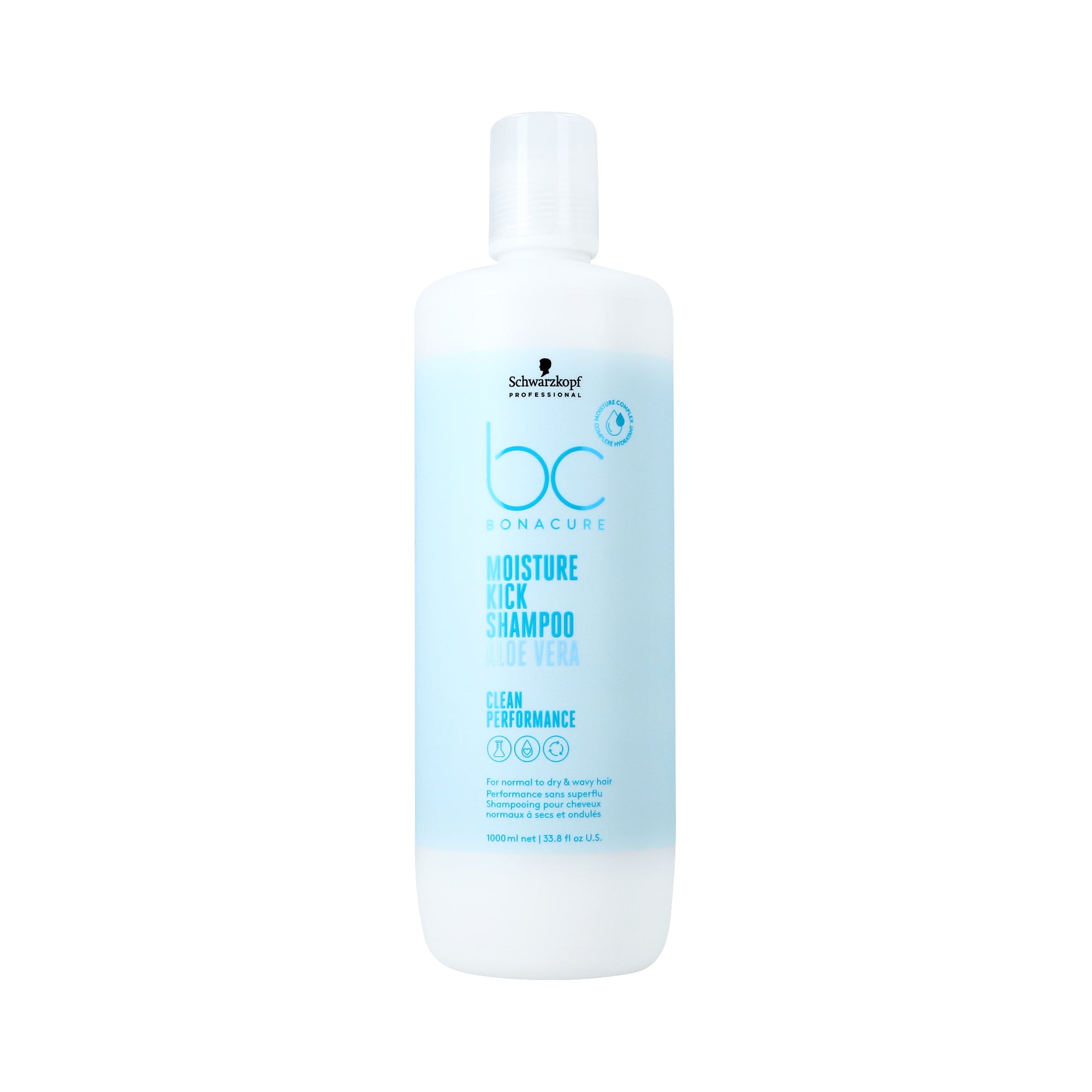 SCHWARZKOPF BONACURE MOISTURE KICK ALOE VERA Šampon na vlasy s hydratačním komplexem 1000 ml