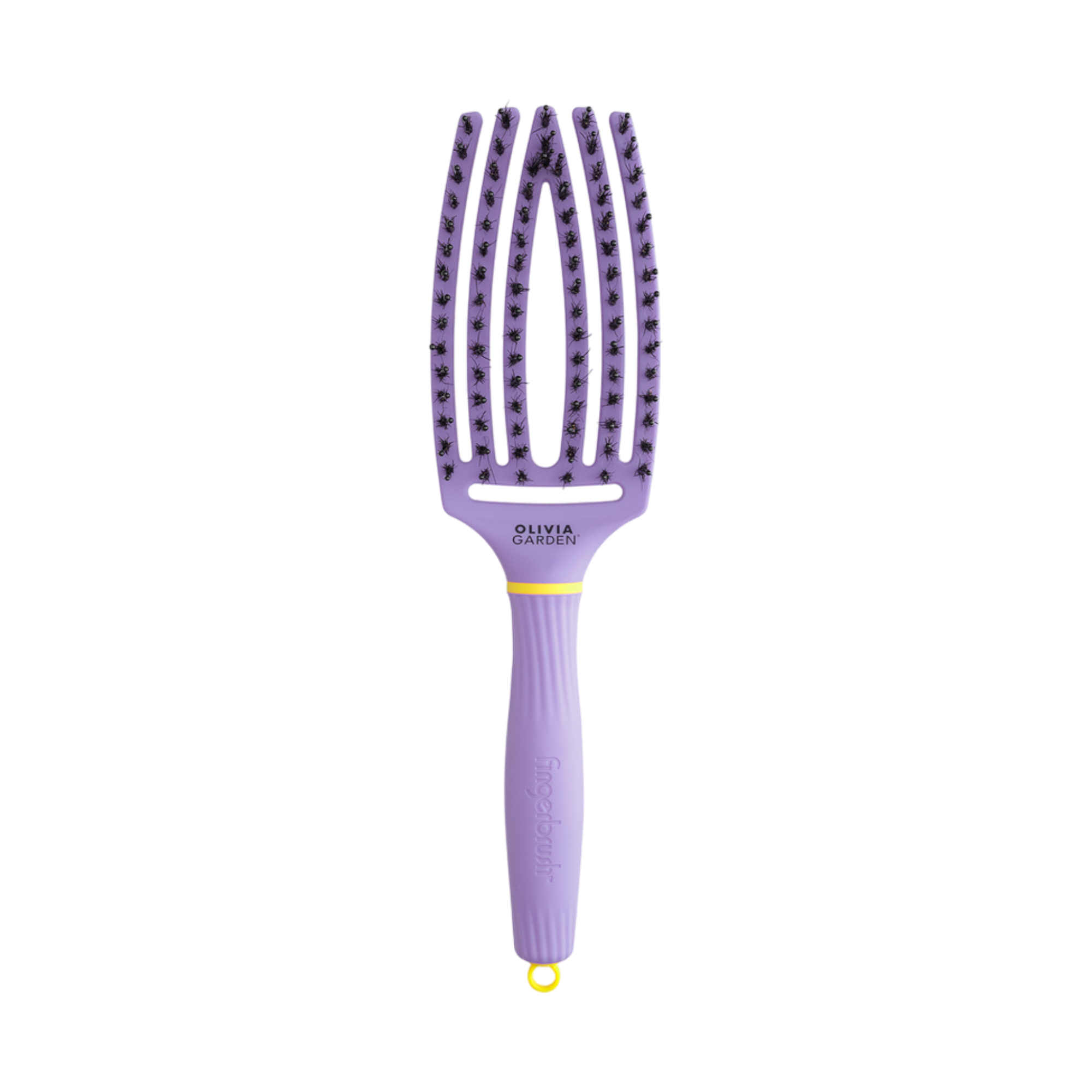 OLIVIA GARDEN FINGERBRUSH COMBO MEDIUM INNER CHILD Rozčesávací kartáč – limitovaná edice Snuggle Purple