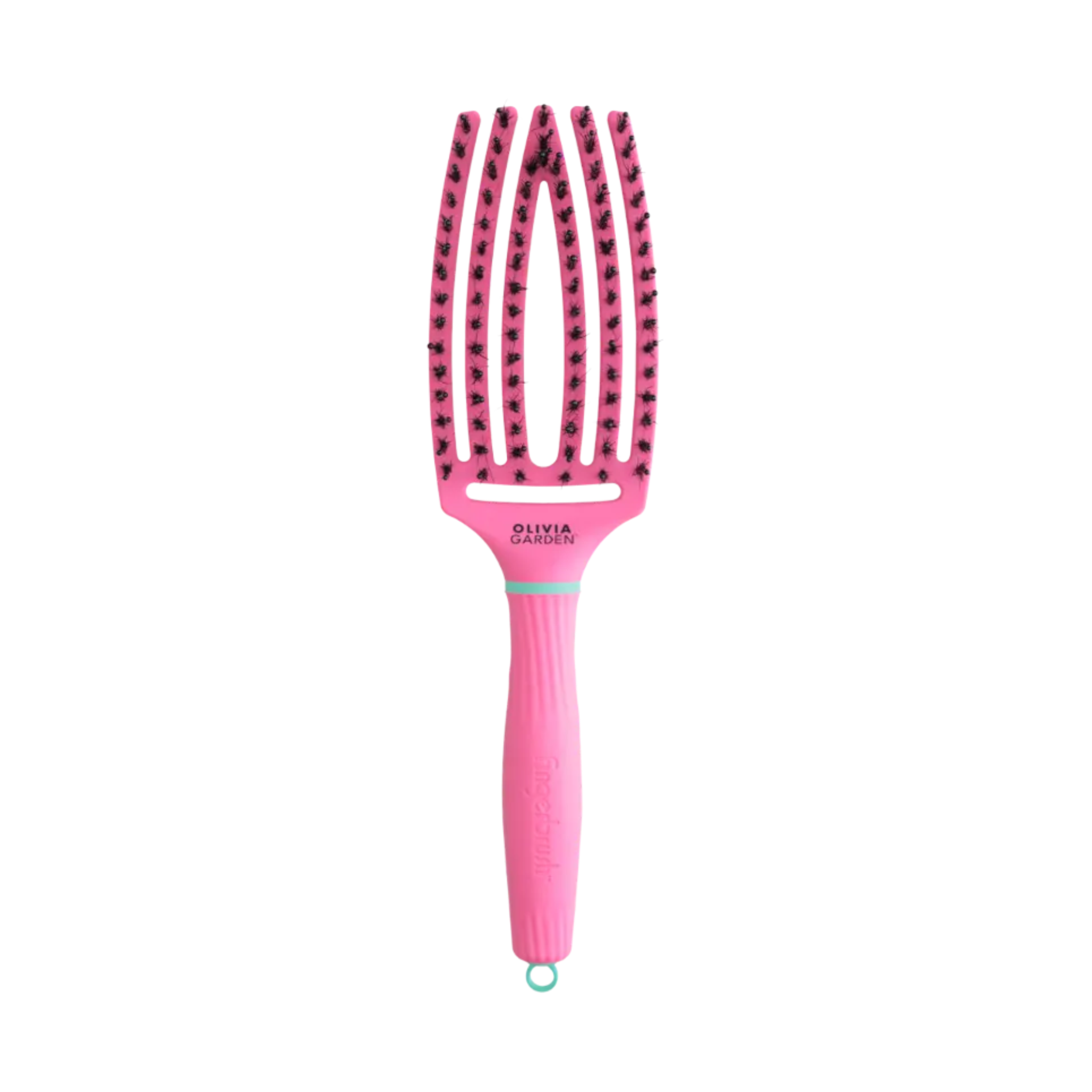 OLIVIA GARDEN FINGERBRUSH COMBO MEDIUM INNER CHILD Kartáč na rozčesávání – limitovaná edice Bubble Blue