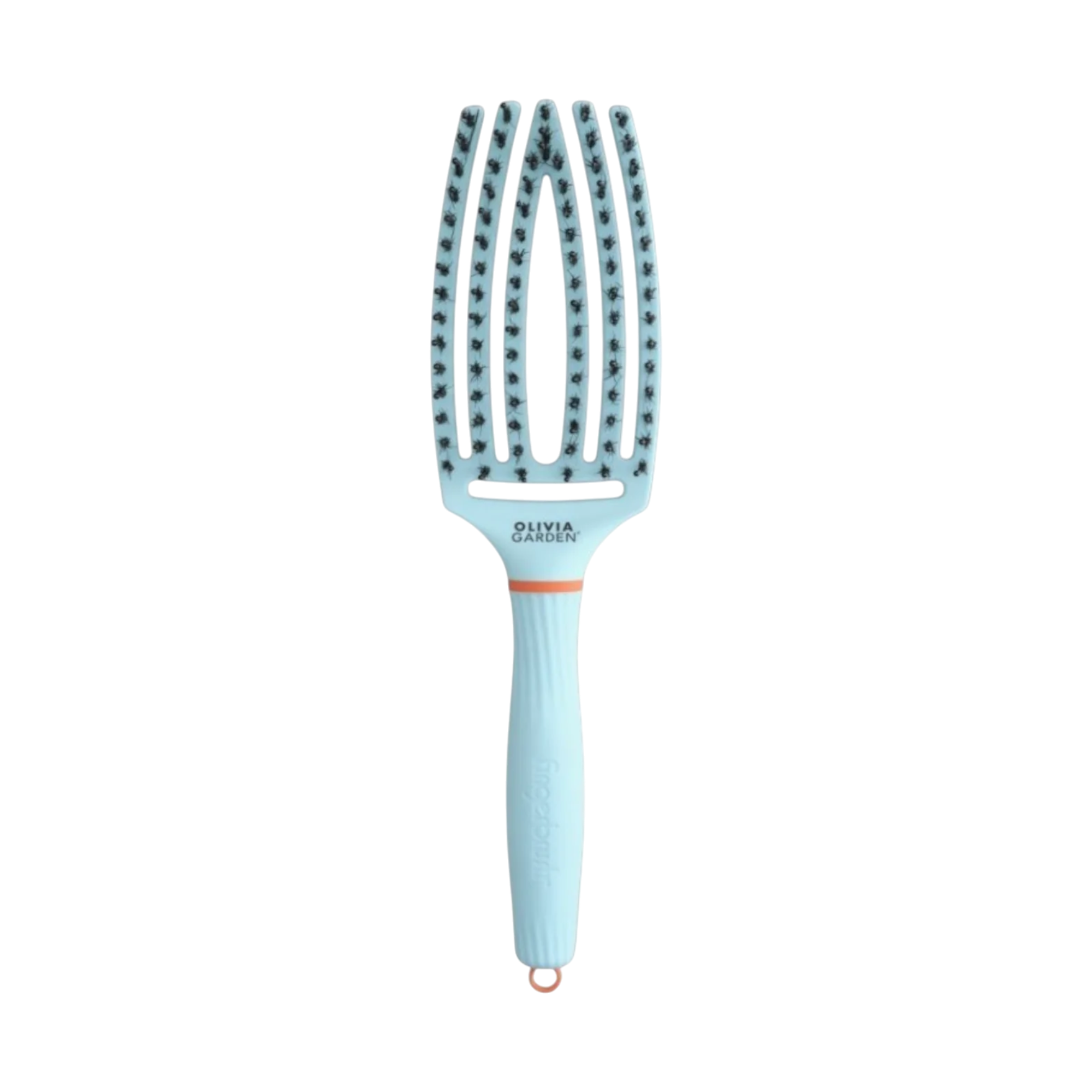 OLIVIA GARDEN FINGERBRUSH COMBO MEDIUM INNER CHILD Kartáč na rozčesávání – limitovaná edice Bubble Blue