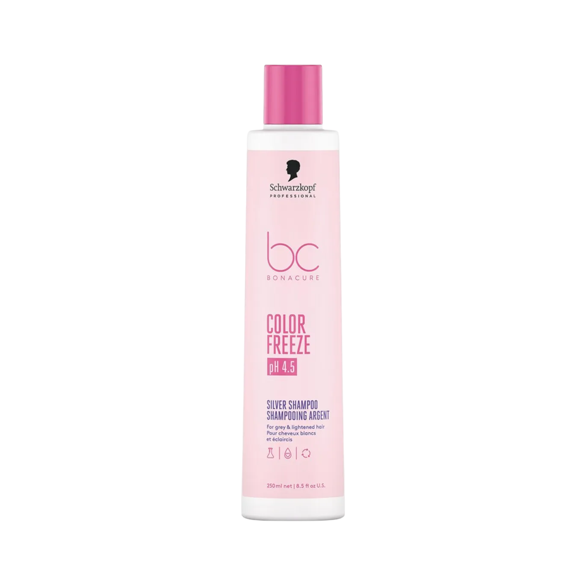 SCHWARZKOPF PROFESSIONAL BC COLOR FREEZE SILVER Šampon pro barvené a šedivé vlasy 250 ml