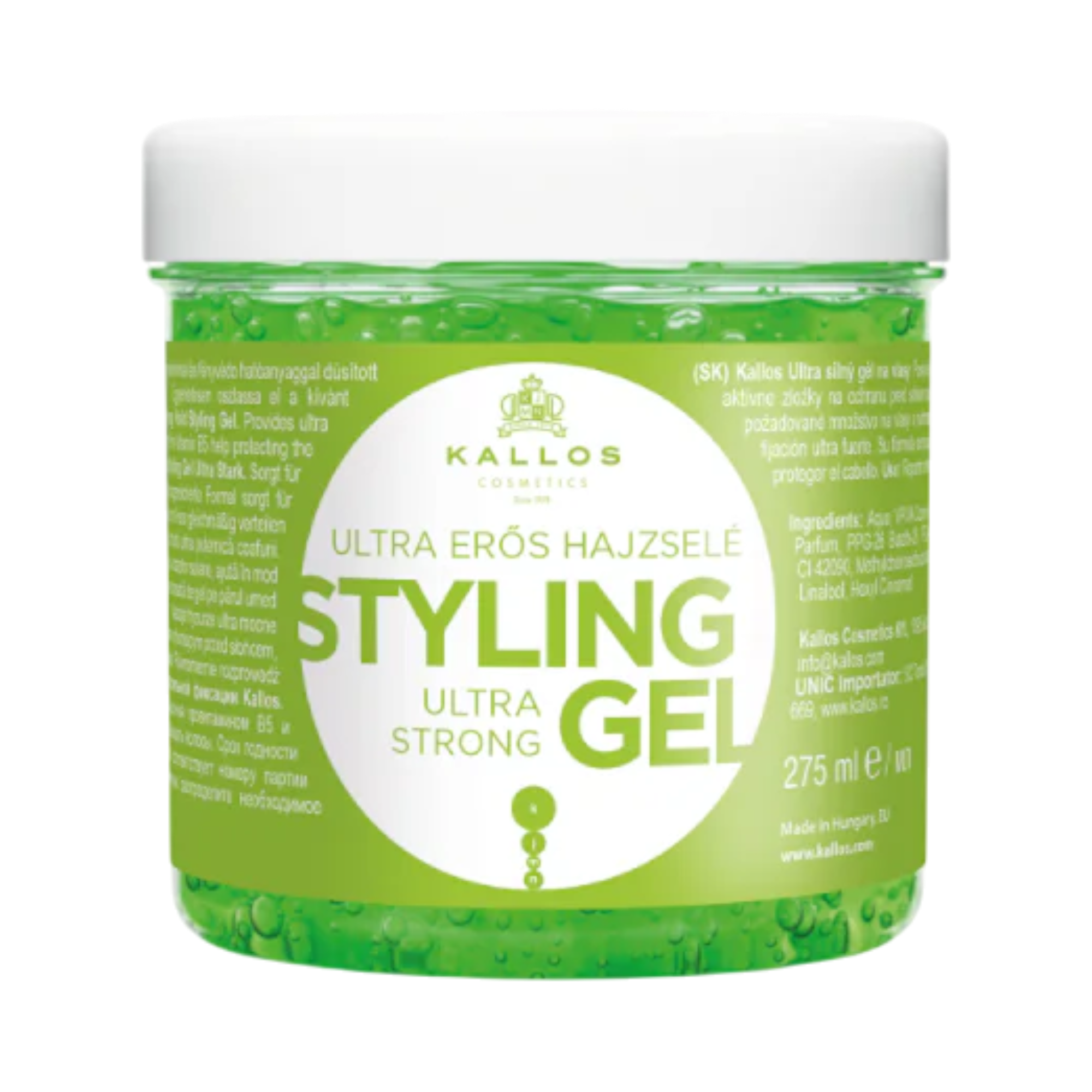 KALLOS EROS ULTRA STRONG HOLD Gel ultra silný 275 ml
