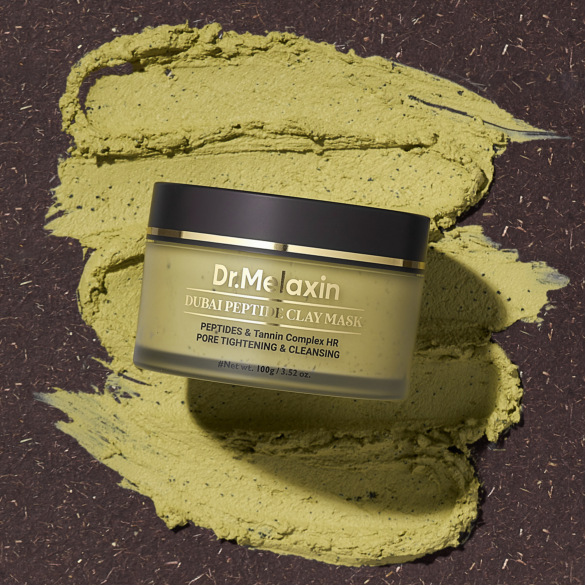 DR. MELAXIN DUBAI PEPTIDE CLAY MASK Oczyszczająca maska z glinką redukująca nadmiar sebum 100 g #4