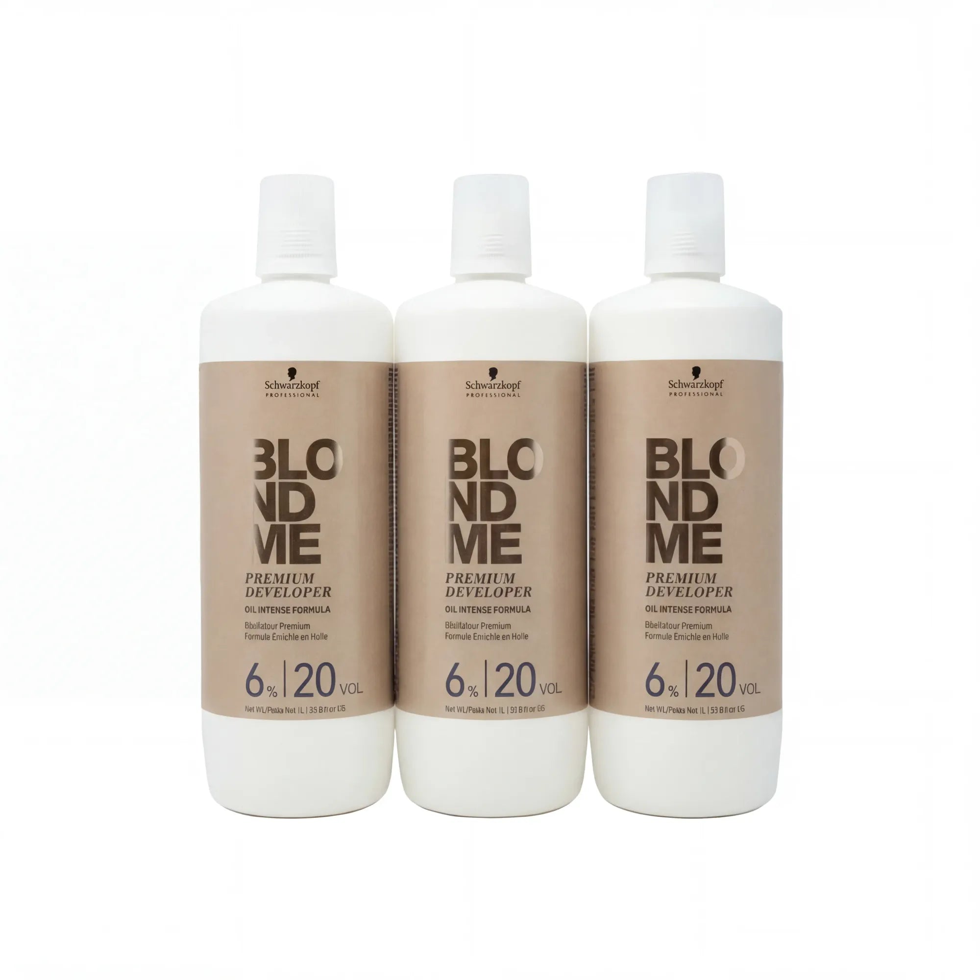 SCHWARZKOPF PROFESSIONAL BLONDME Premium Oil Developer Oxydant Capillaire 6% 1000ml - LOT ÉCONOMIQUE
