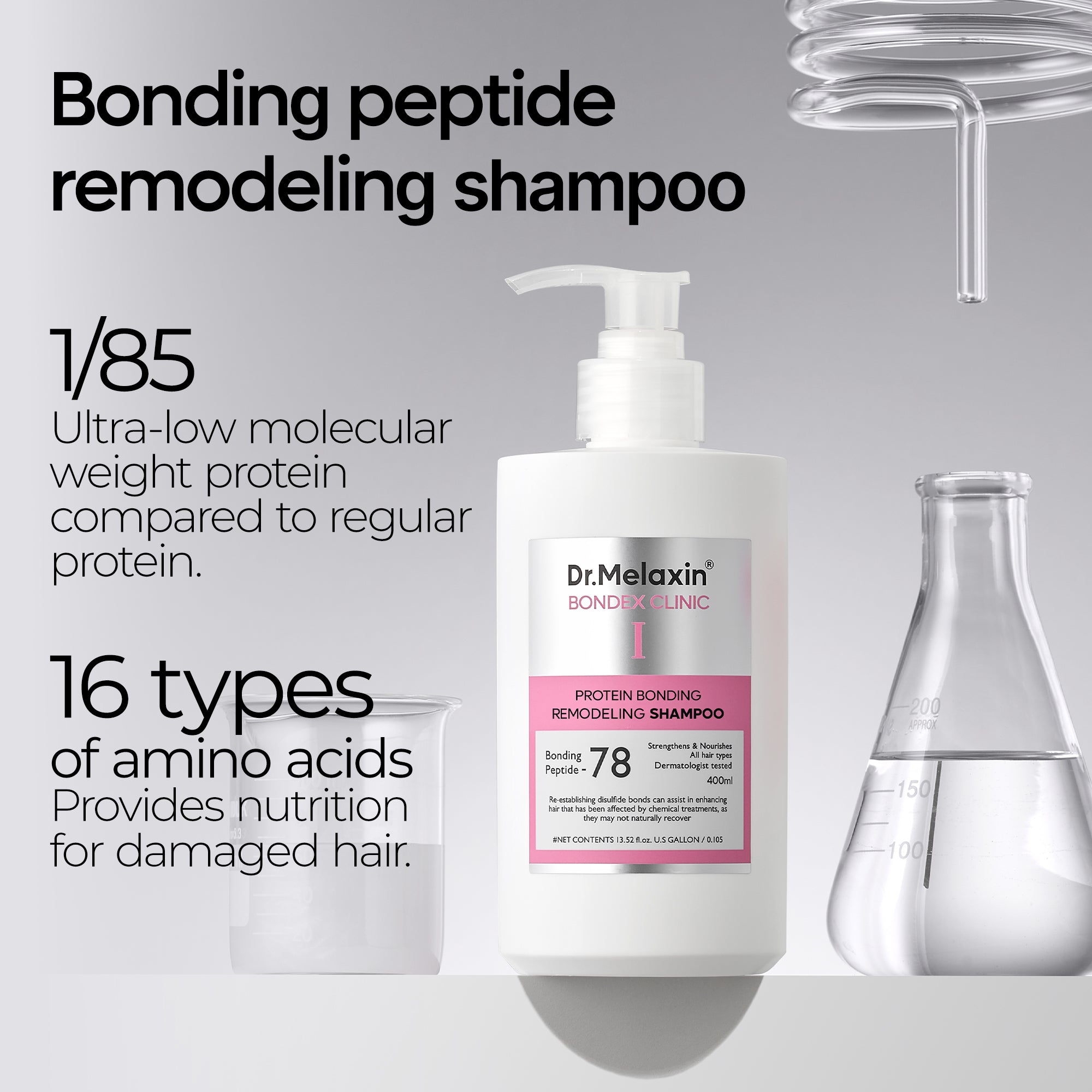 DR.MELAXIN BONDEX LINE Regenerační šampon 400 ml #11