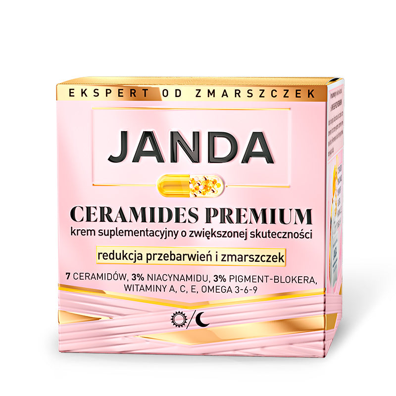 JANDA CERAMIDES PREMIUM Krem suplementacyjny o zwiększonej skuteczności, redukcja przebarwień i zmarszczek 50 ml #2