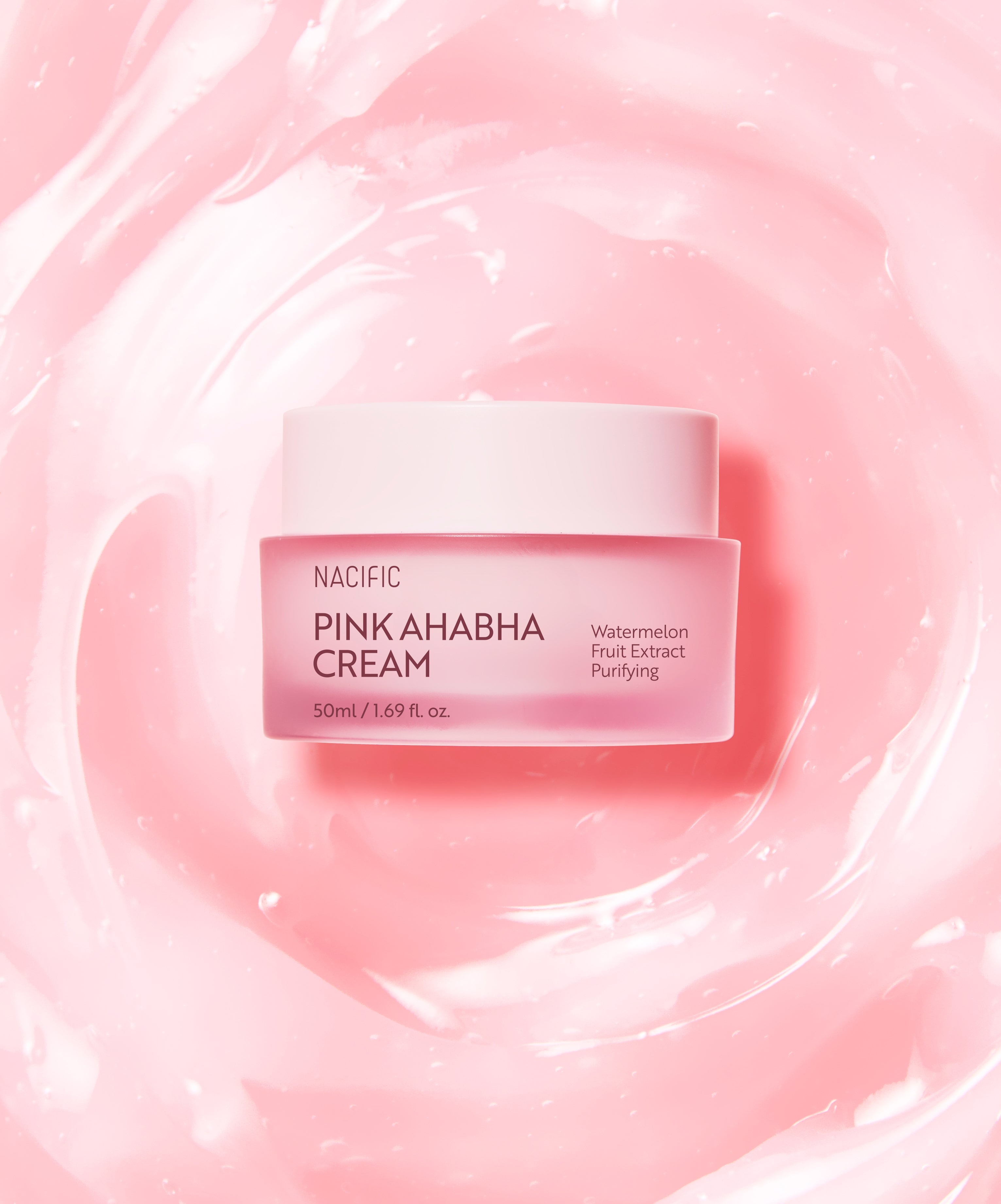 NACIFIC PINK AHABHA CREAM Wielozadaniowy krem do twarzy z kwasami AHA i BHA 50 ml #4
