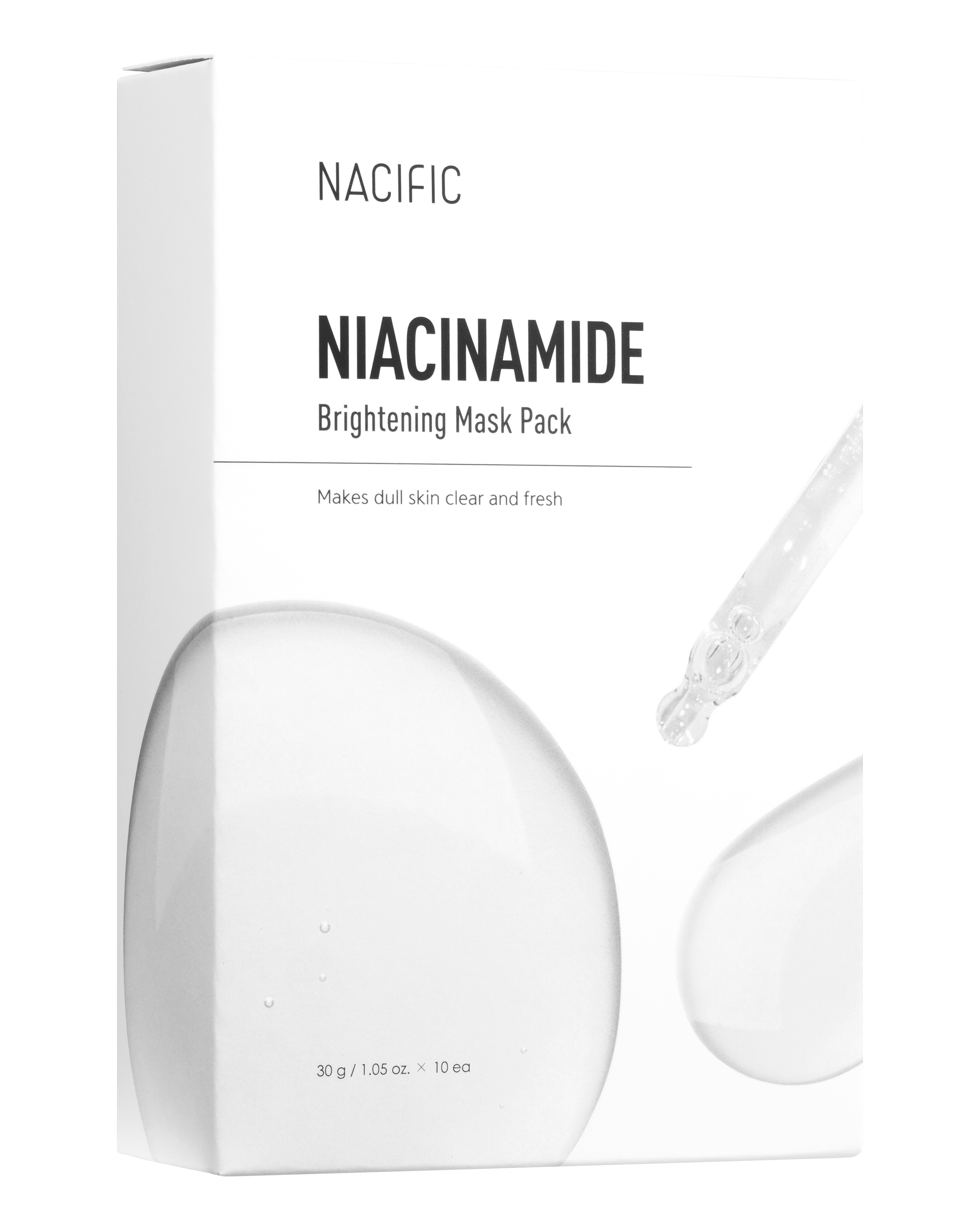 NACIFIC NIACINAMID BRIGHTENING MASK Rozjasňující plátěné masky 10 ks. #2