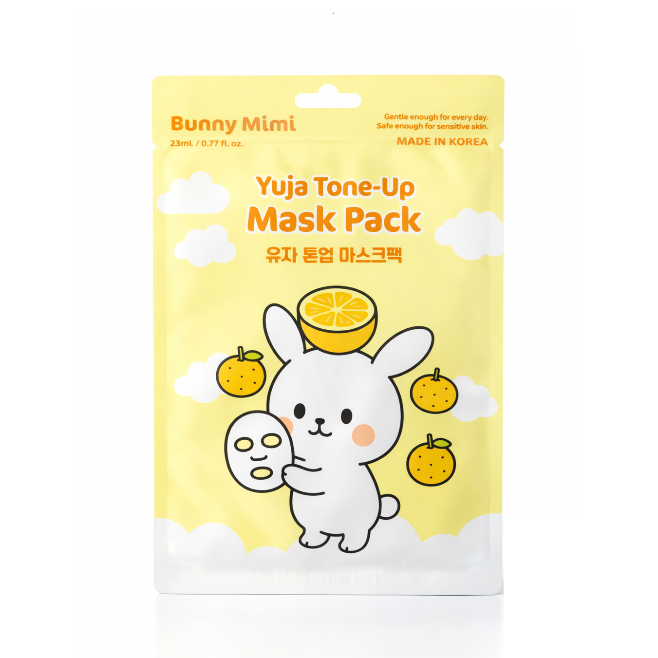 BUNNY MIMI YUJA TONE-UP Odświeżająca maseczka do twarzy 23 ml