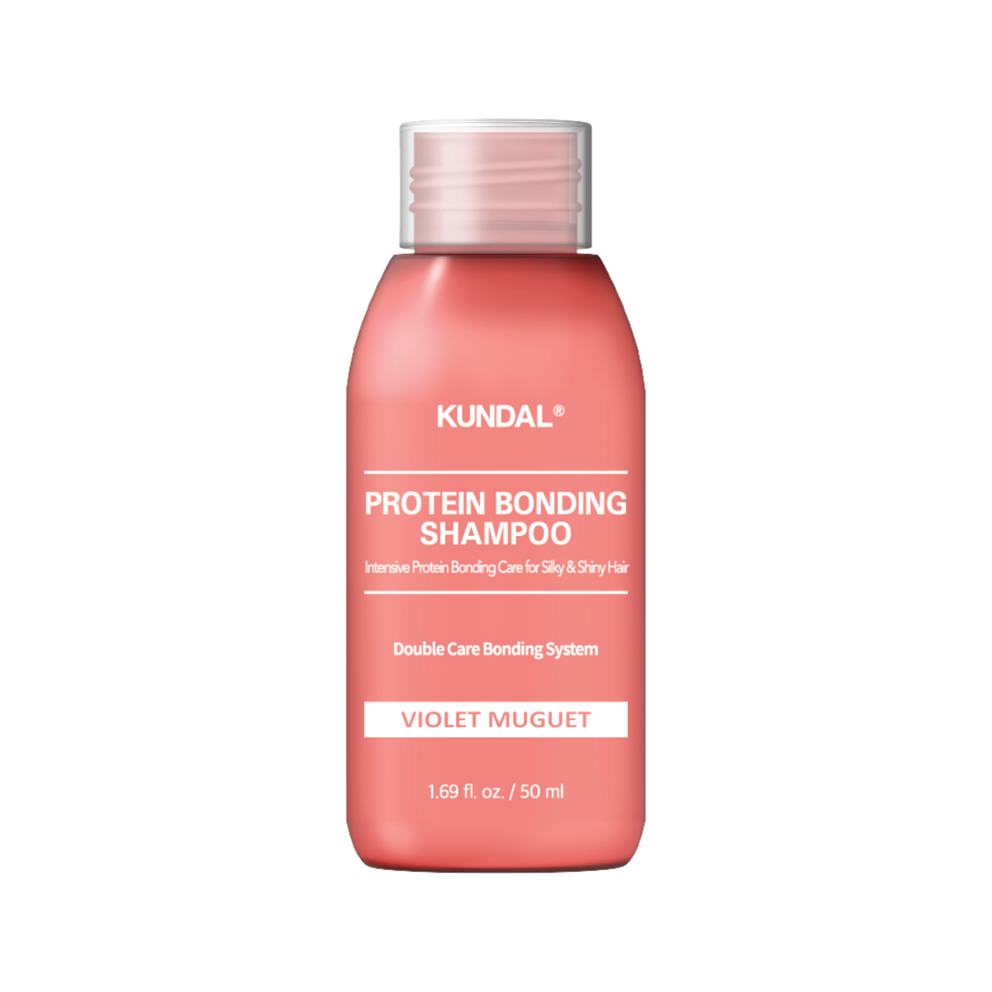 KUNDAL PROTEIN BONDING Głęboko regenerujący szampon do włosów Violet Muguet 50 ml