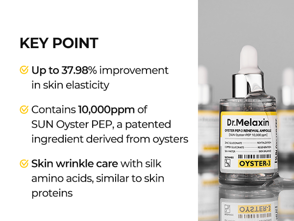 DR.MELAXIN OYSTER PEPTIDE AMPOULE Odmładzające serum peptydowe 30 ml #6