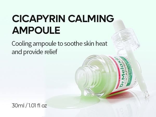 DR.MELAXIN CICAPYRIN CALMING AMPOULE Zklidňující pleťové sérum s chladivým komplexem 30 ml #4