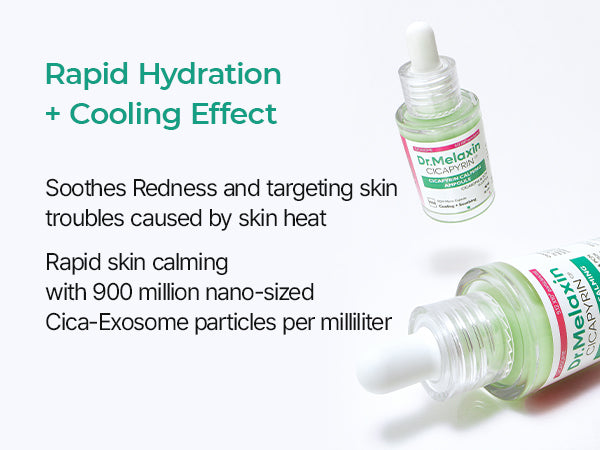 DR.MELAXIN CICAPYRIN CALMING AMPOULE Zklidňující pleťové sérum s chladivým komplexem 30 ml #5
