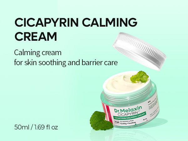 DR.MELAXIN CICAPYRIN CALMING CREAM Kojący krem do twarzy z kompleksem chłodzącym 50 ml #4